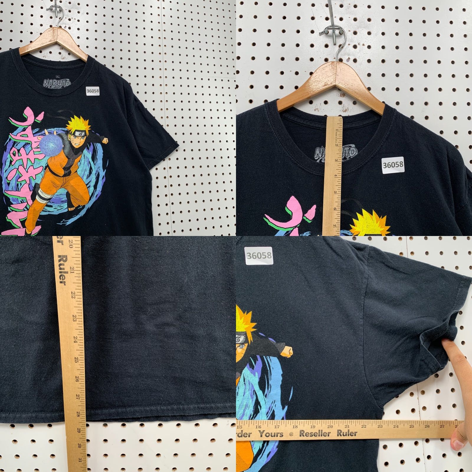 Vintage VINTAGE Naruto Shippuden Anime T-Shirt Mens XL Black Short Sleeve 90s Size US XL / EU 56 / 4 - 8 Thumbnail