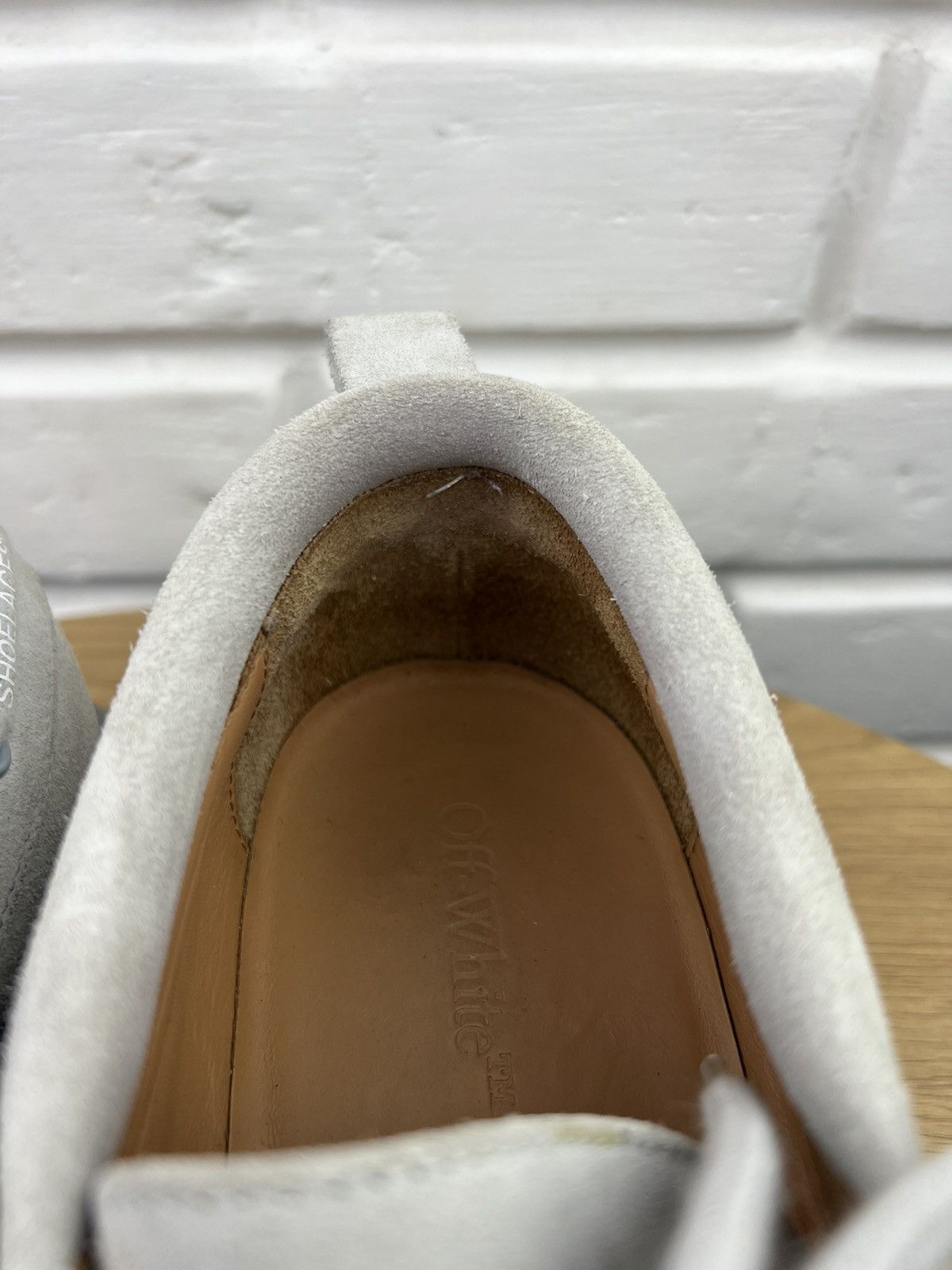 Off-White OFF-WHITE Derby Suede Boat Shoes SPONGE Rubber Sole Gray Size US 8 / EU 41 - 17 Thumbnail