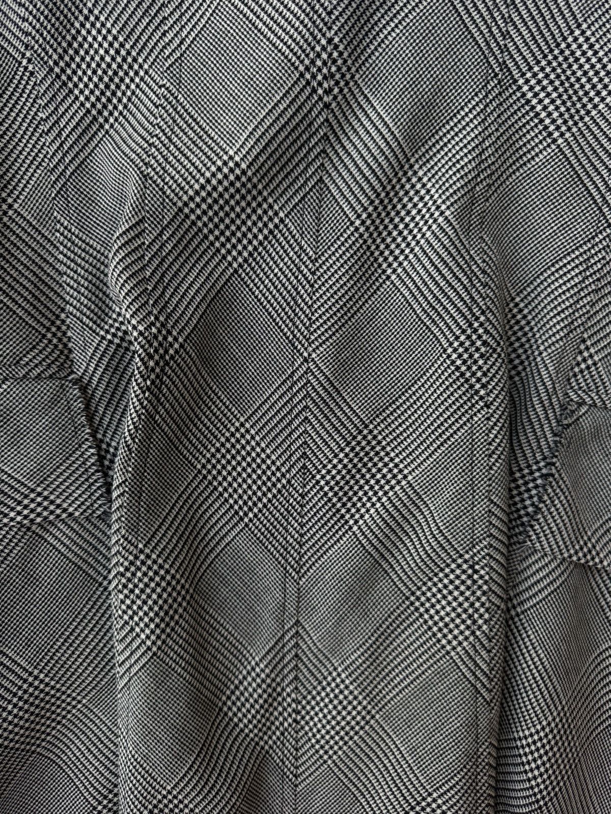 Junya Watanabe Junya Watanabe SS04 Asymmetrical Draped Houndstooth Coat Size M / US 6-8 / IT 42-44 - 10 Thumbnail