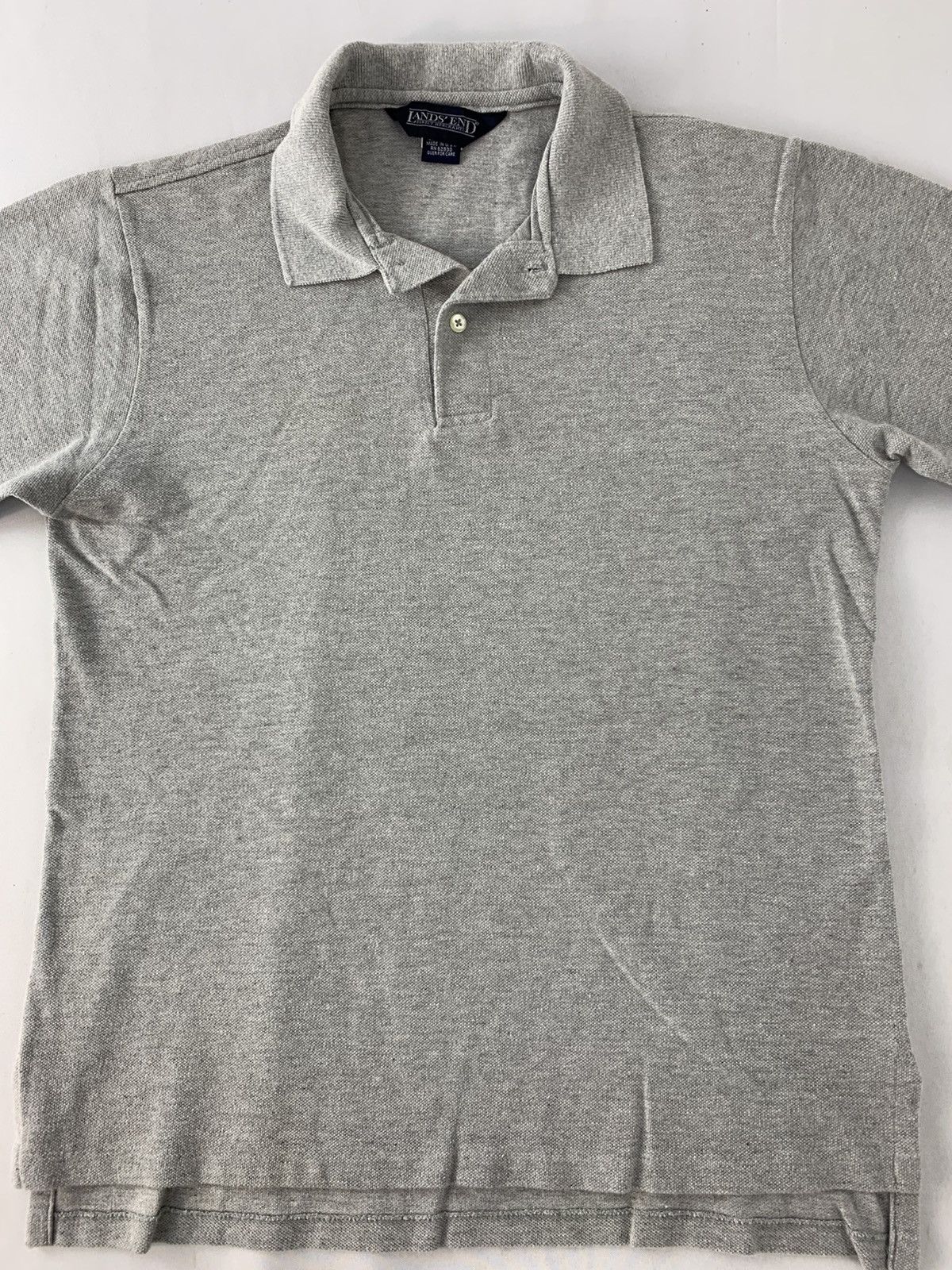 Lands' End 90s Lands’ End Plain Minimalist Polo Tee Size US M / EU 48-50 / 2 - 3 Thumbnail