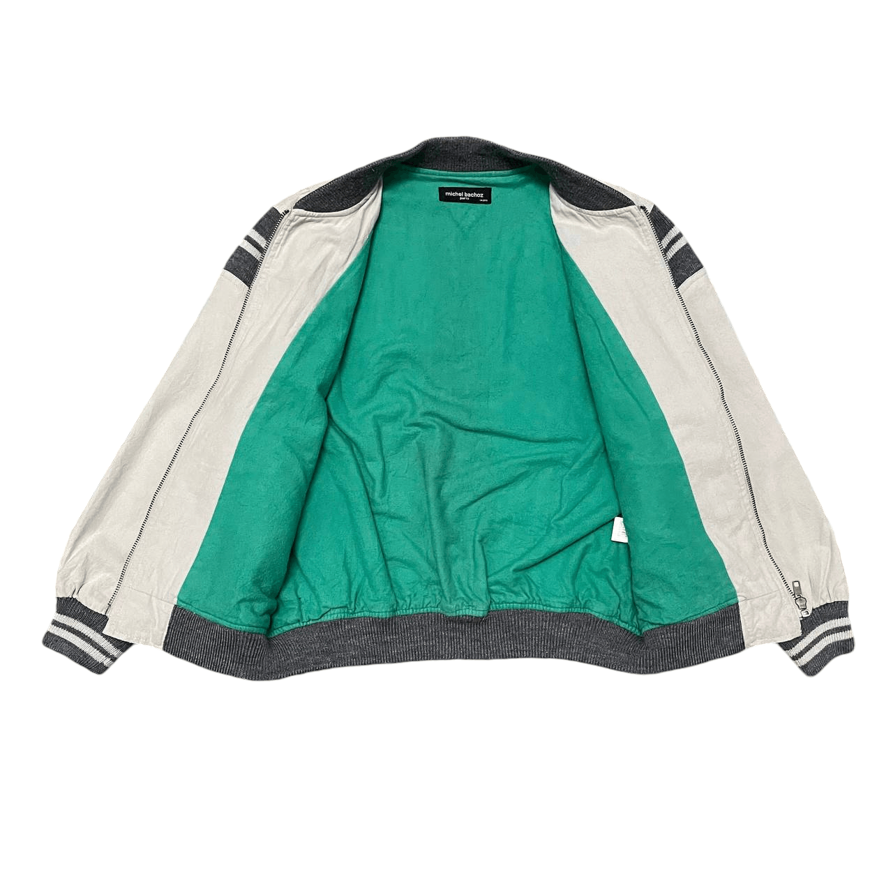 Japanese Brand Vintage Michel Bachoz Paris Mike & Son Bomber Jacket Size US S / EU 44-46 / 1 - 11 Thumbnail