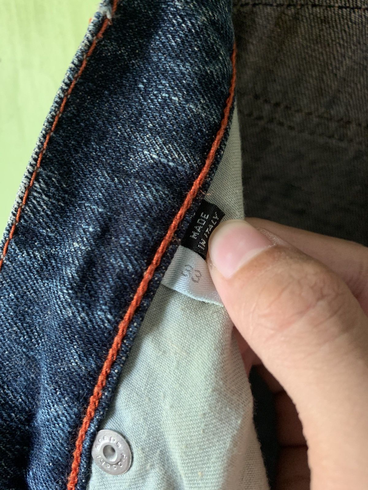 Frankie Morello Y2K Frankie Morello straight cut denim jeans Size US 35 - 7 Thumbnail
