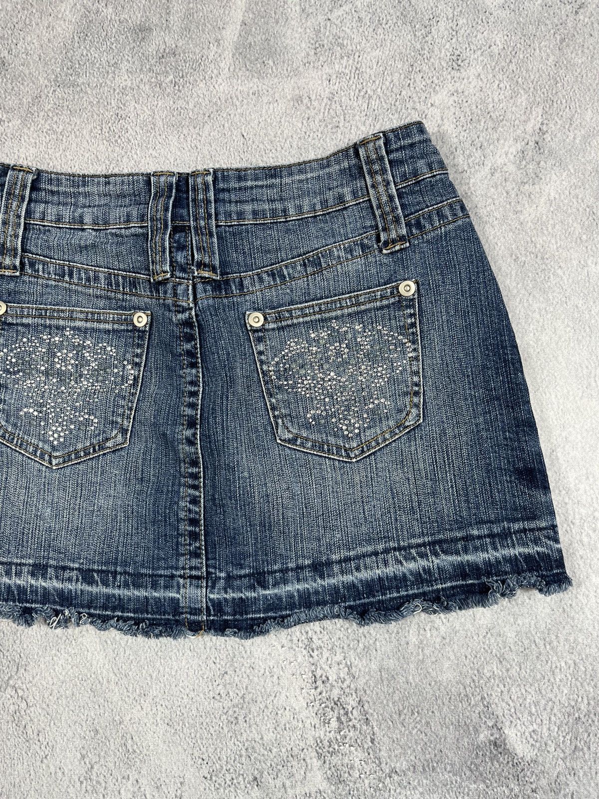 Other Vintage Y2K denim mini skirt streetwear style size 8 Size 27" / US 4 / IT 40 - 3 Thumbnail