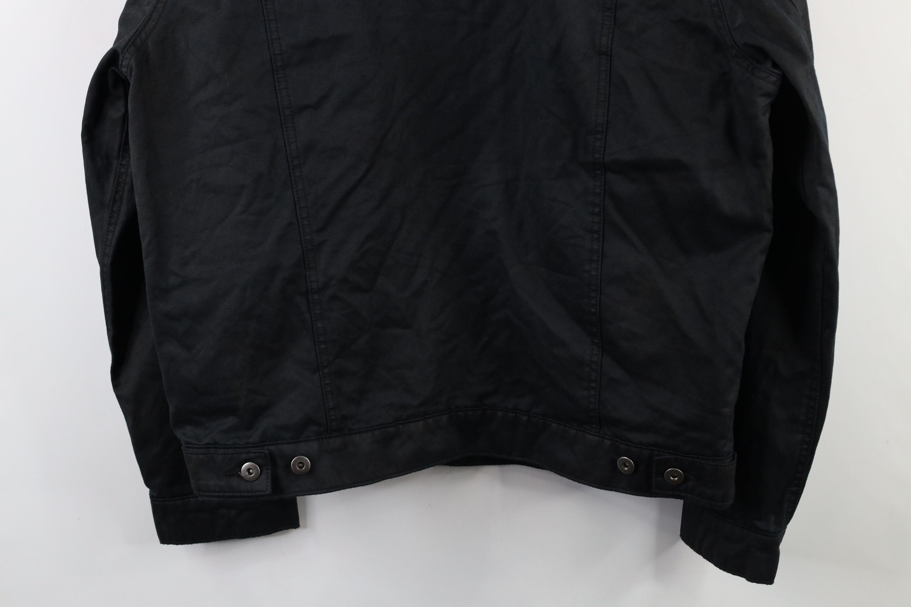 Vintage Vintage 90s Streetwear Lined Waxed Cotton Trucker Jacket Size US L / EU 52-54 / 3 - 14 Thumbnail