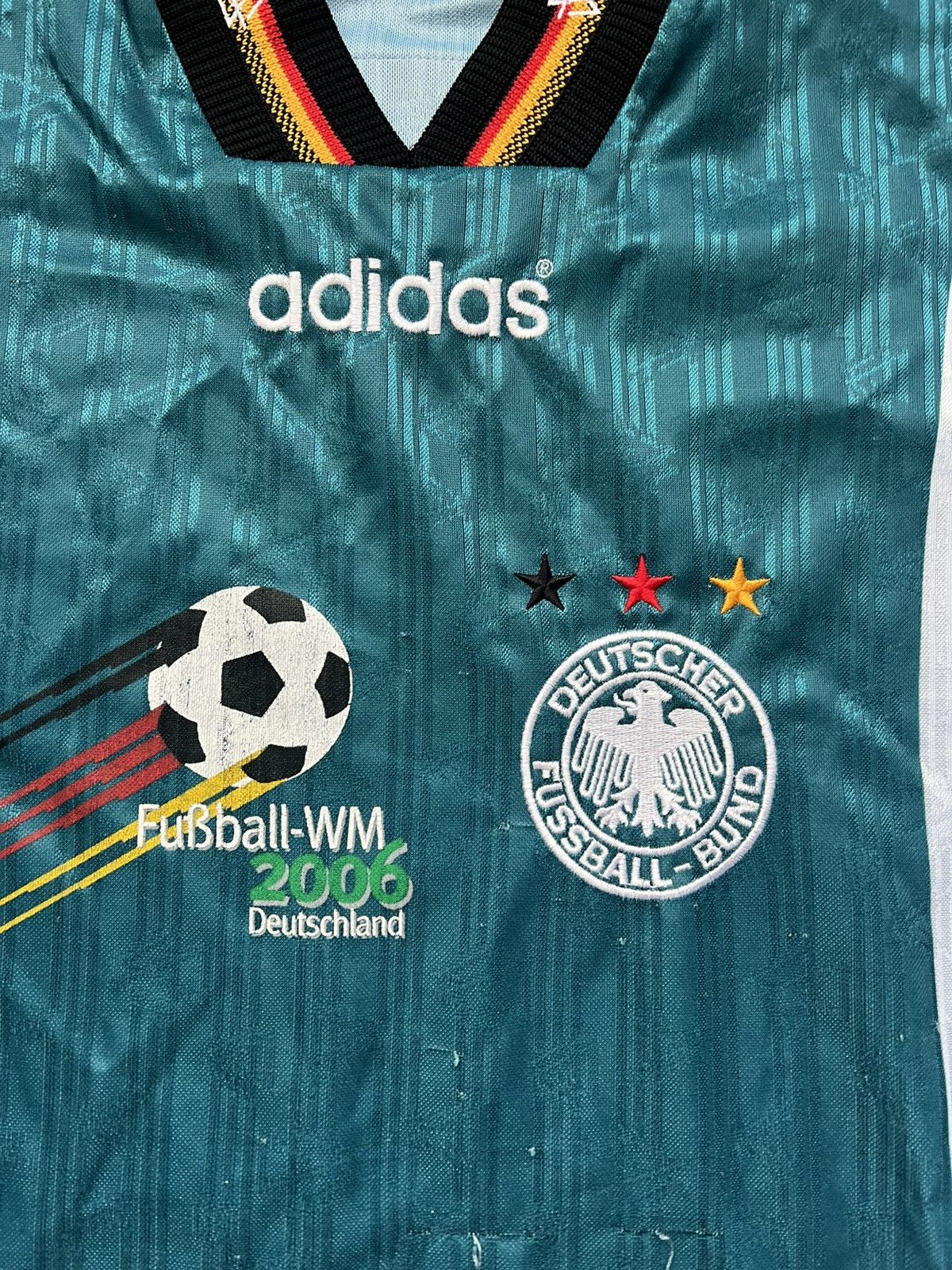 Adidas Deutschland Trikot 1996 adidas Away DFB Jersey Germany Shirt Size US S / EU 44-46 / 1 - 4 Thumbnail