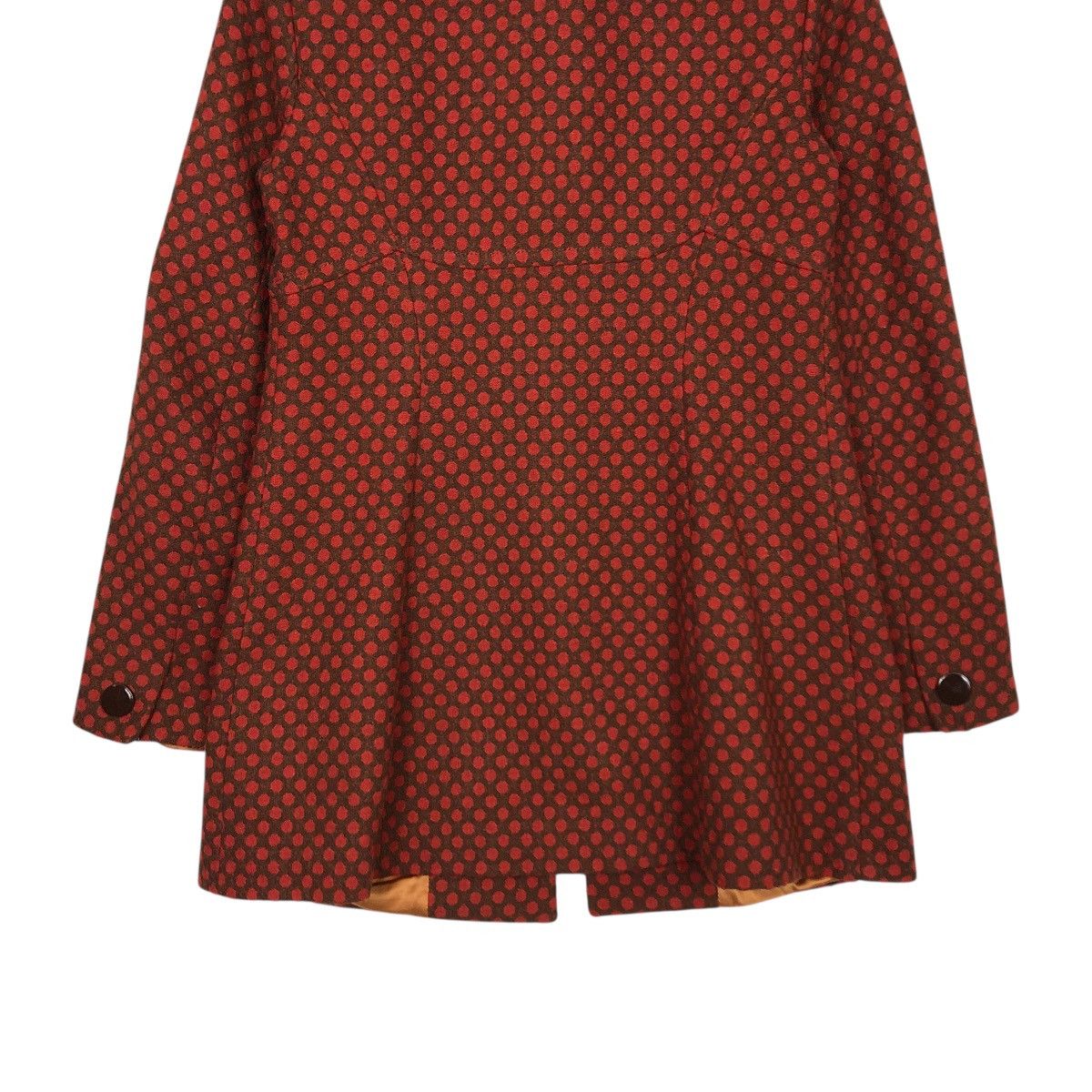 Benetton 🔥BUTTON WOOL POLKADOT DESIGN STILE BENETTON JACKET Size M / US 6-8 / IT 42-44 - 12 Thumbnail