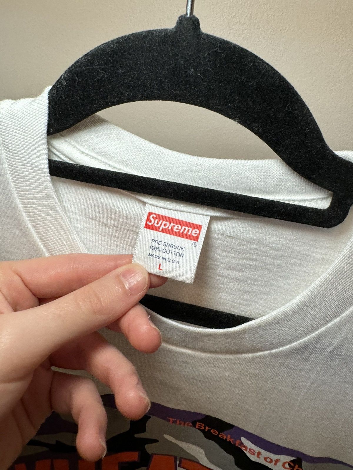 Supreme Wheaties Tee Size US L / EU 52-54 / 3 - 3 Thumbnail