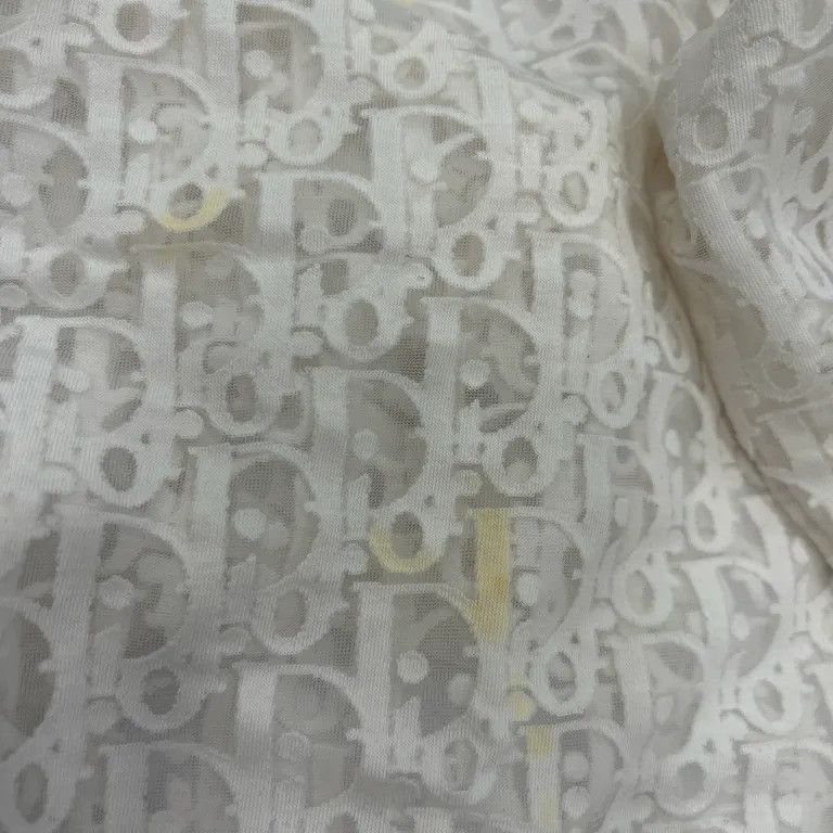 Dior 2000's Sheer Oblique Lace Monogram Shirt by John Galliano Size S / US 4 / IT 40 - 2 Thumbnail