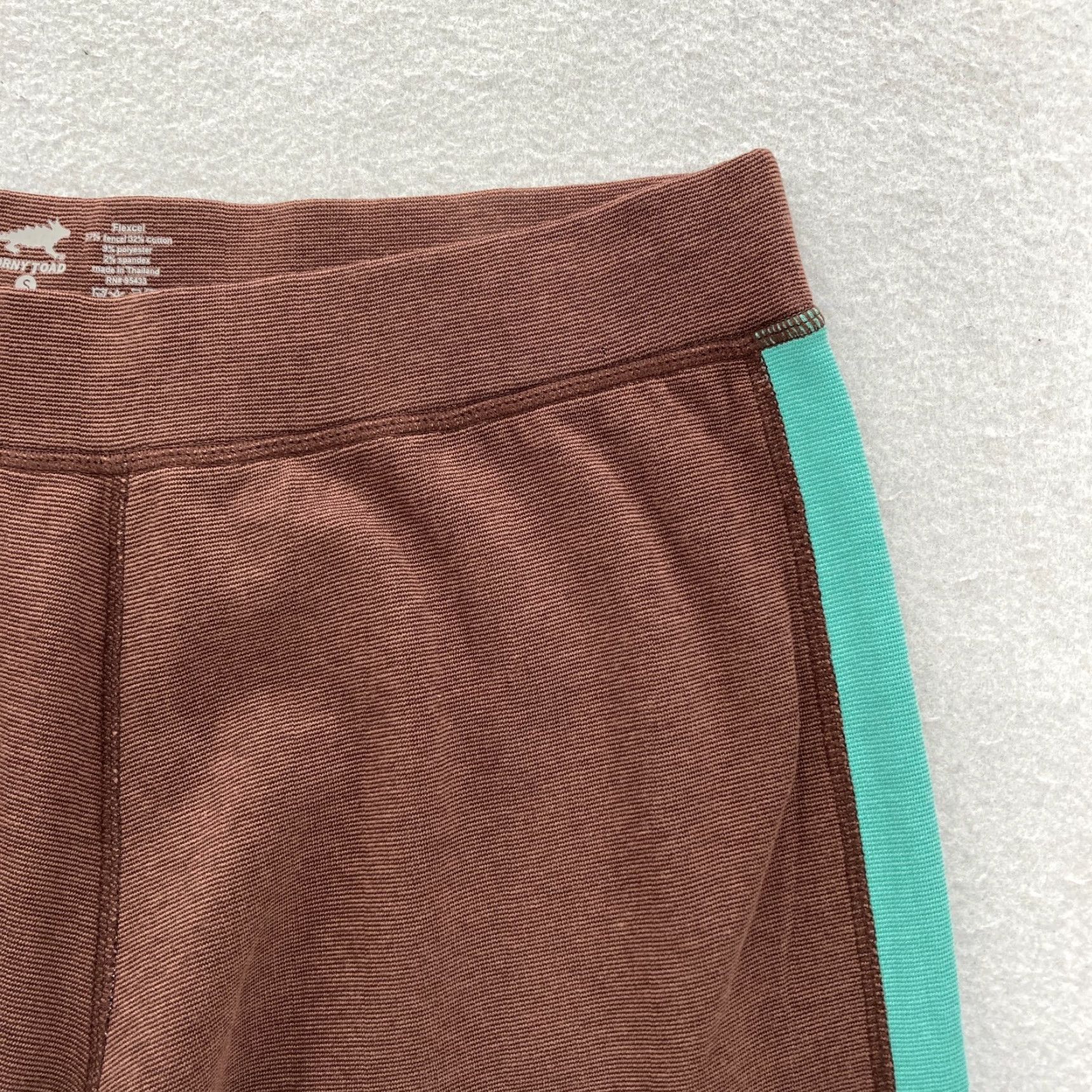 Vintage Horny Toad Flexcel Pull On Wide Leg Crop Pants Women's Small Brown Stretch Camp Size 26" / US 2 / IT 38 - 3 Thumbnail