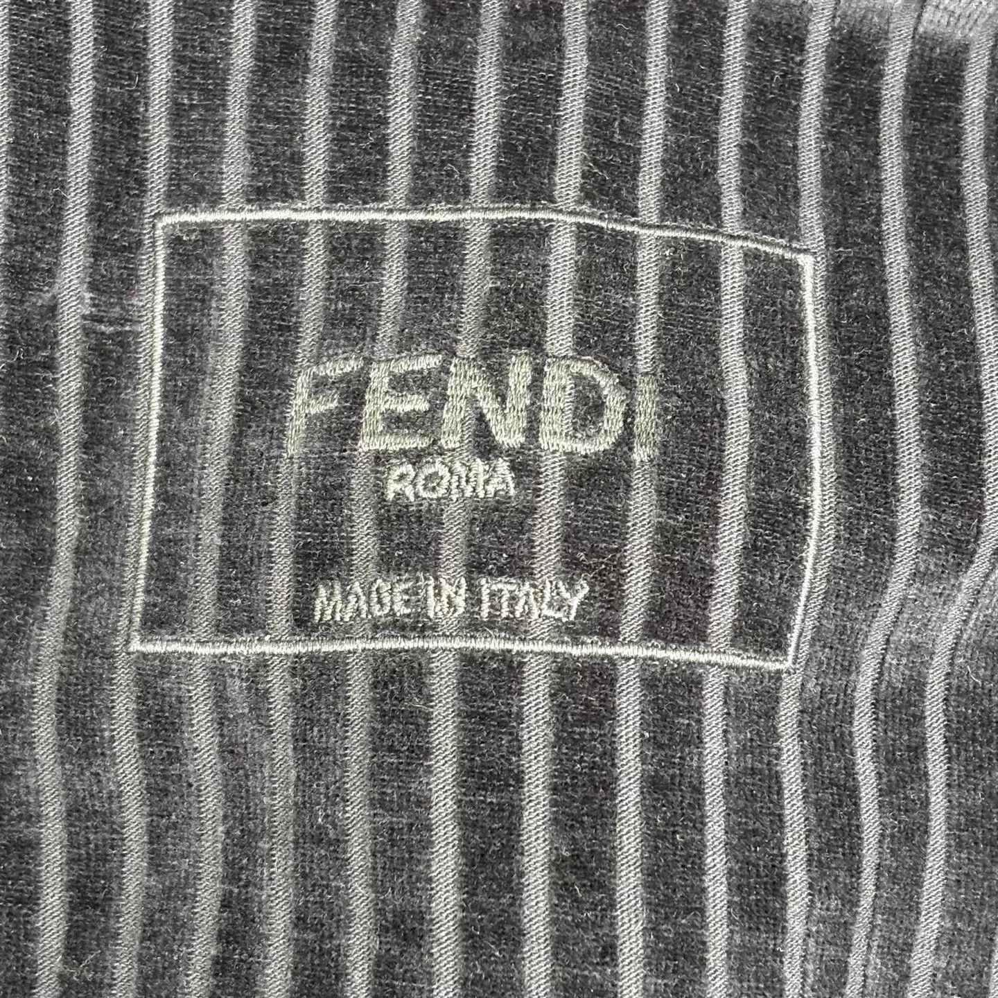 Fendi Fendi navy black corduroy zip hoodie XS new Size US XS / EU 42 / 0 - 6 Thumbnail