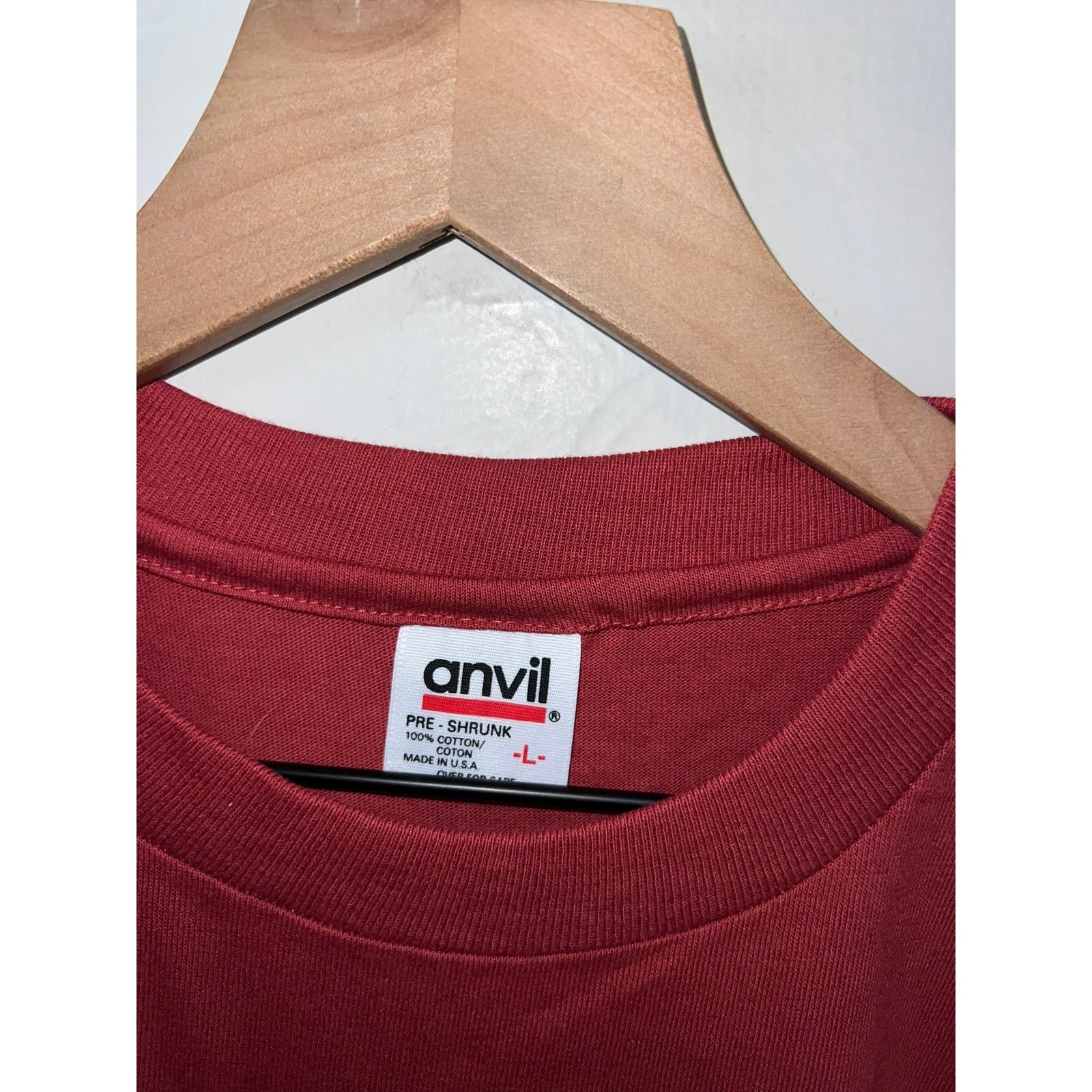 Anvil Vintage Las Vegas Shirt Palm Tree Red Tee VTG 90s Large Size US L / EU 52-54 / 3 - 6 Thumbnail