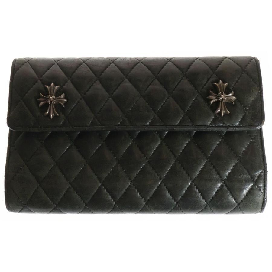 Chrome Hearts Chrome Hearts WAVE4 cross Ch plus Leather Wallet Size ONE SIZE - 1 Thumbnail