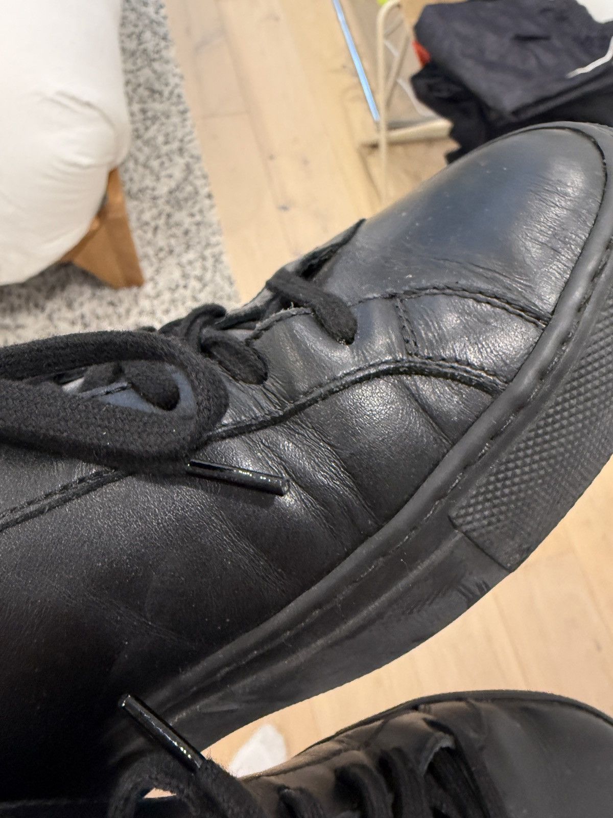 Common Projects Common Projects Achilles Low Black Sz 40 Size US 8.5 / EU 41-42 - 7 Thumbnail