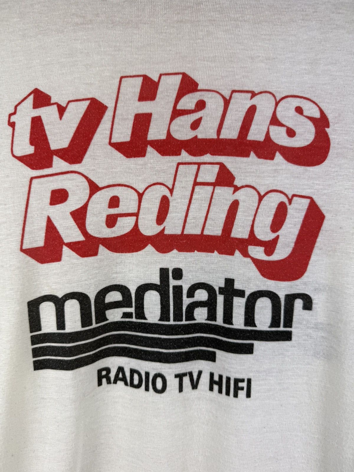 Other Vintage 80s TV Hans Reding Graphic Print Promo T Shirt Size US M / EU 48-50 / 2 - 9 Thumbnail