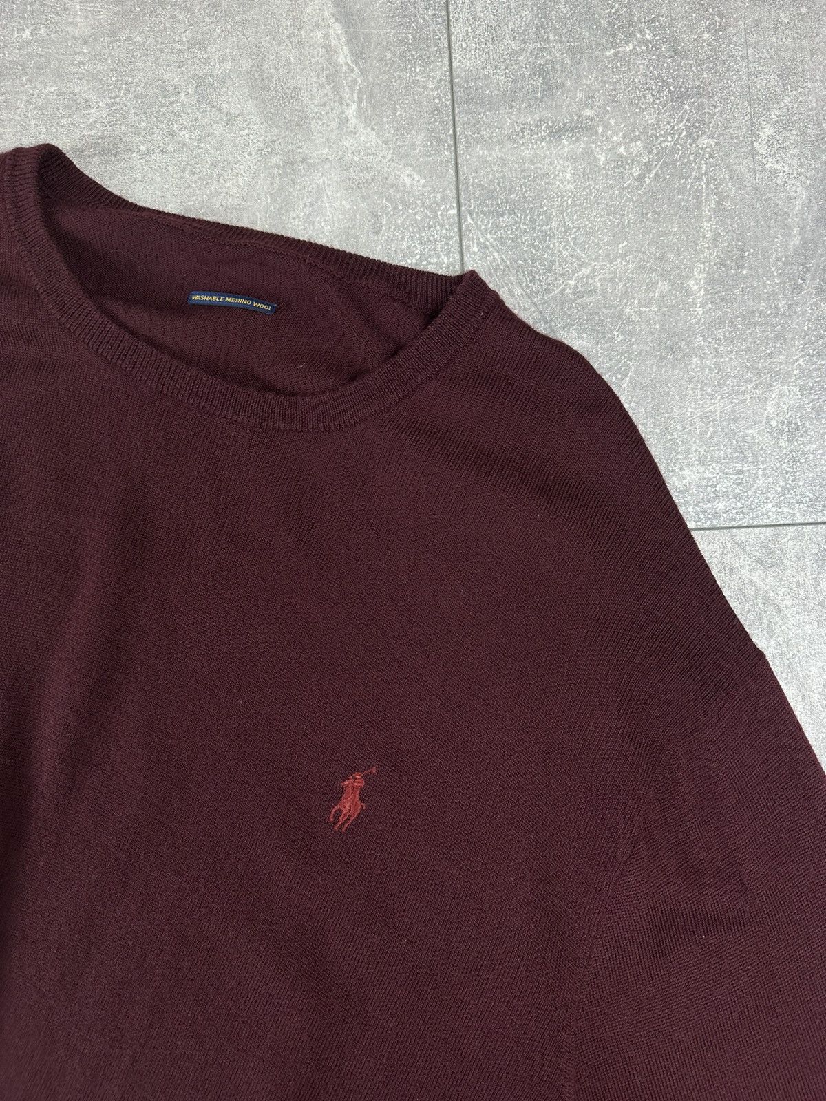 Polo Ralph Lauren Polo Ralph Lauren Washable Merino Wool Small Logo Sweater Size US XXL / EU 58 / 5 - 4 Thumbnail