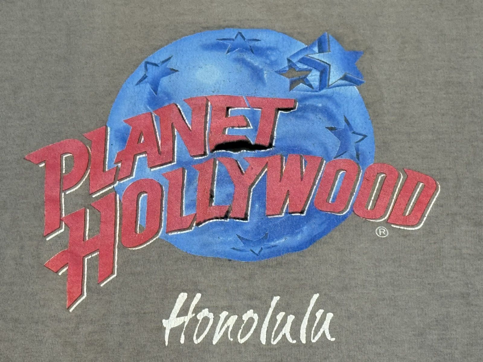 Vintage Perfect Fade Vintage 90s Planet Hollywood T Shirt Size US L / EU 52-54 / 3 - 11 Thumbnail