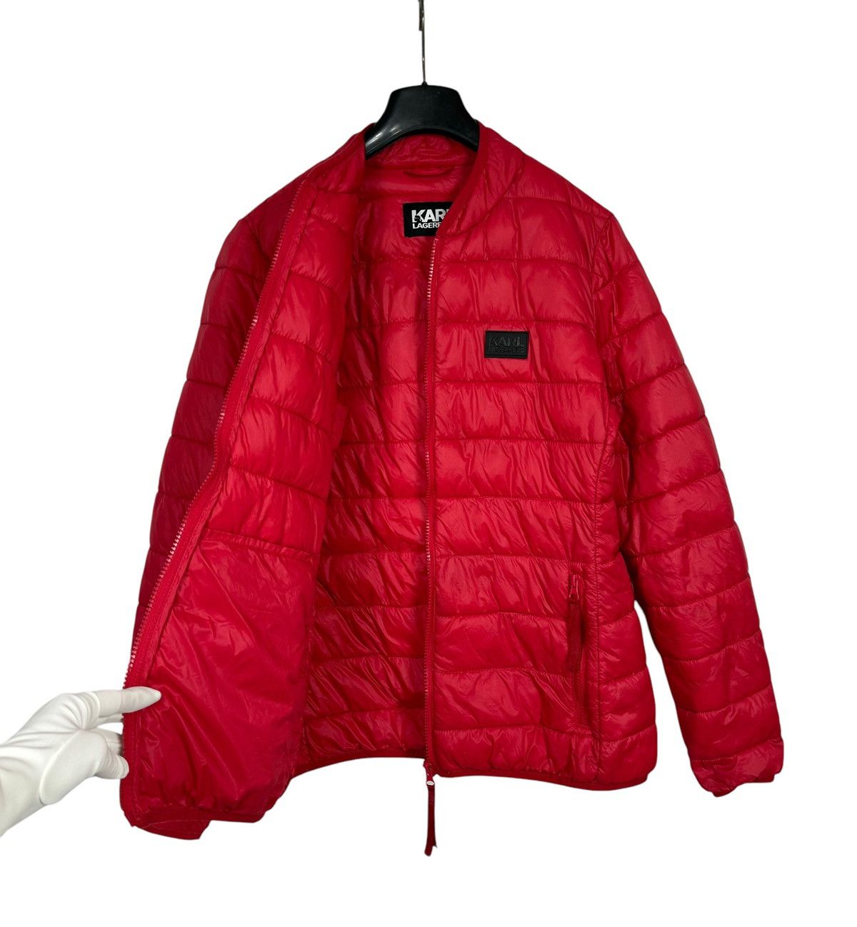 Karl Lagerfeld Karl Lagerfeld Faux Down Quilted Jacket size L Size L / US 10 / IT 46 - 11 Thumbnail
