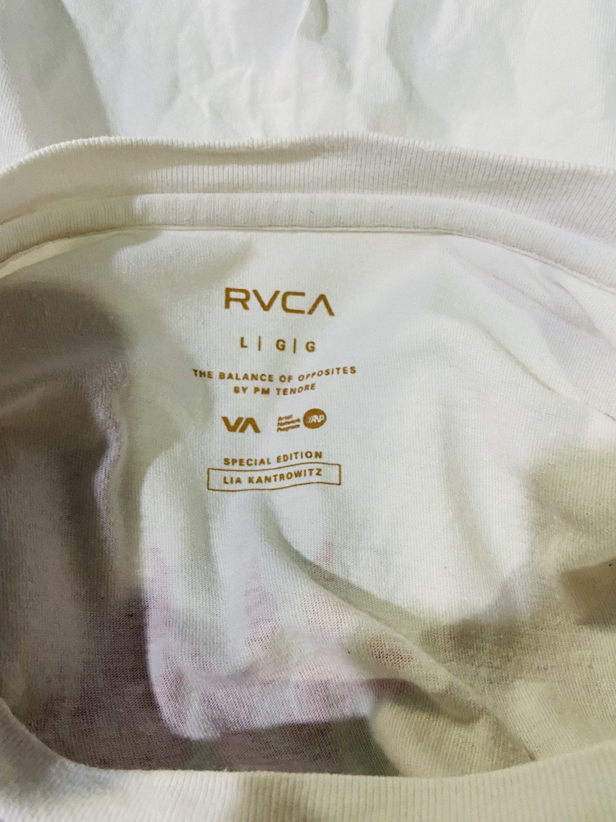 RVCA RVCA ARTIST NETWORK PROGRAM LONG SLEEVE TEE Size US XL / EU 56 / 4 - 6 Thumbnail