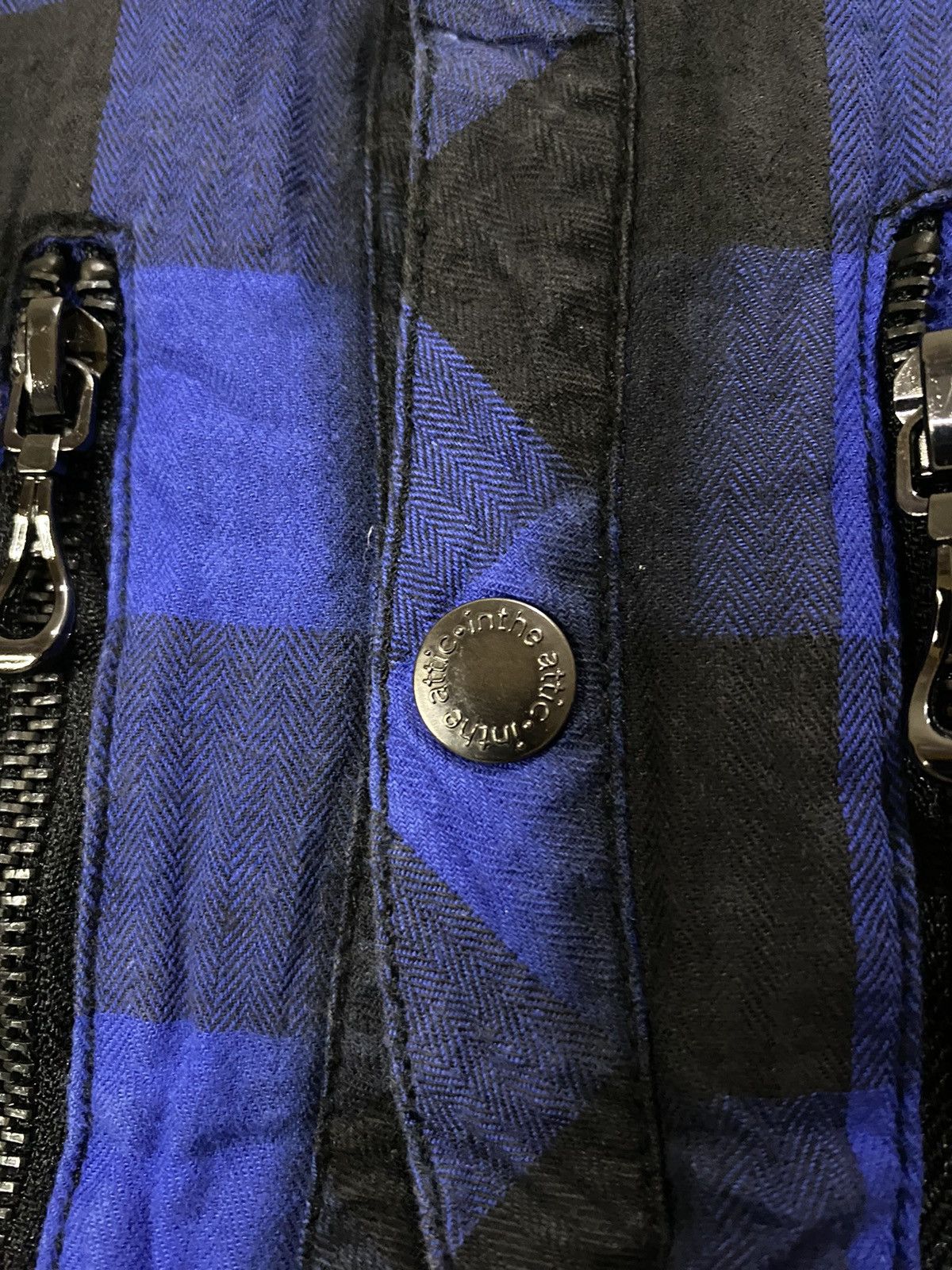 Japanese Brand Y2K In The Attic Poem Punk Style Plaid Shirt Size US L / EU 52-54 / 3 - 6 Thumbnail