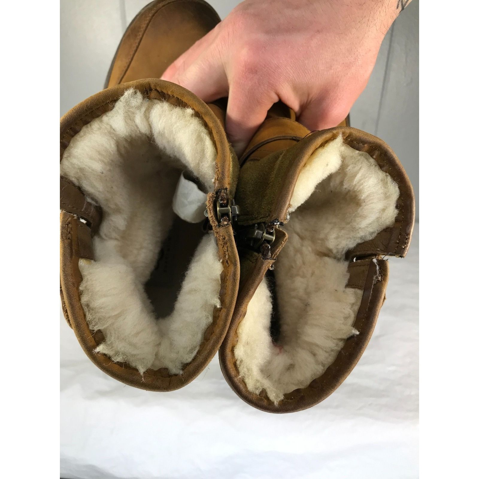 Ugg UGG Australia Dawn Chestnut Short Leather Lug Sole Boots Wom Size US 7 / IT 37 - 5 Thumbnail