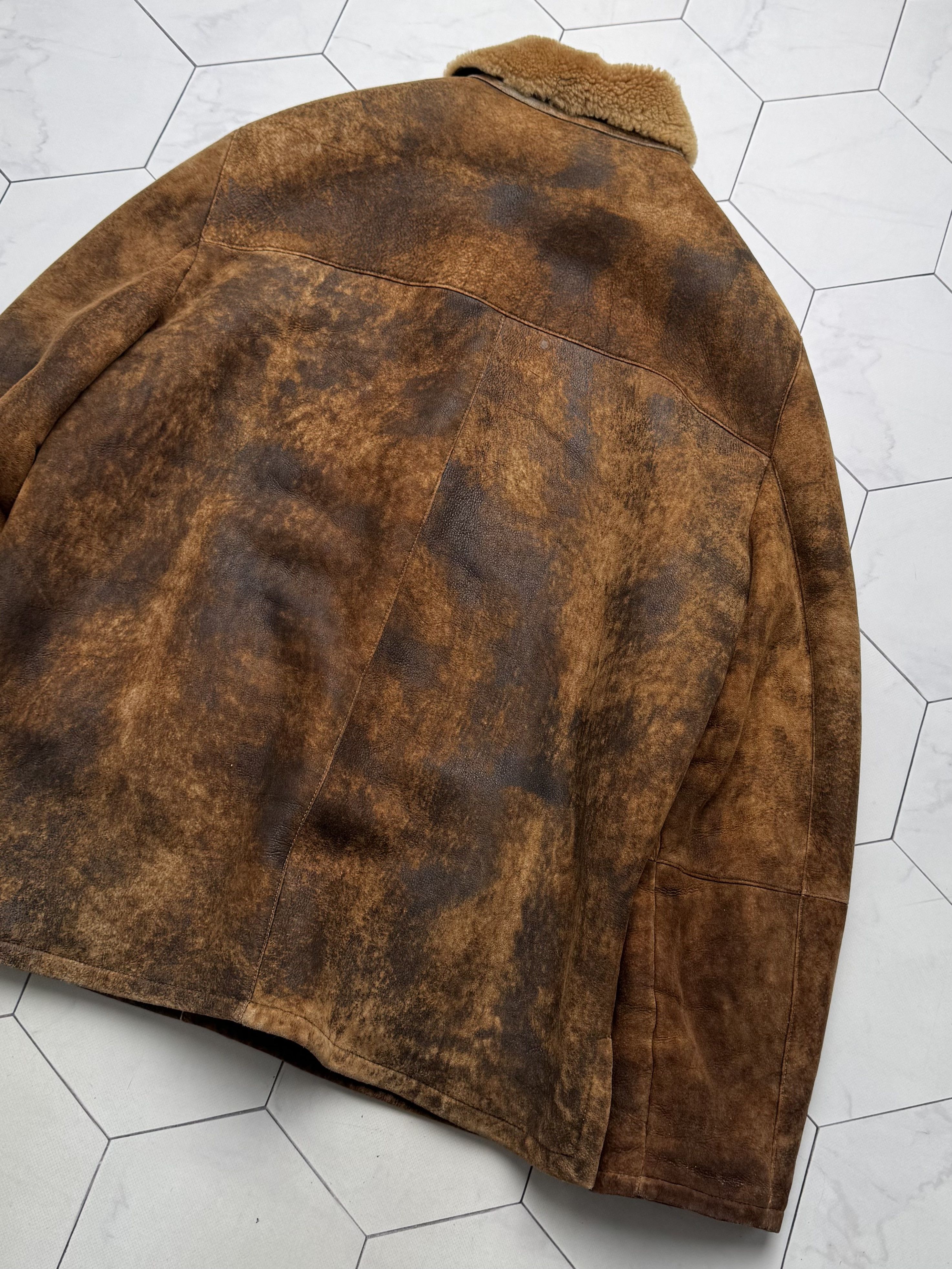 Vintage Vintage Real Shearling Faded Jacket(B409)E2D15 Size US XXL / EU 58 / 5 - 18 Thumbnail