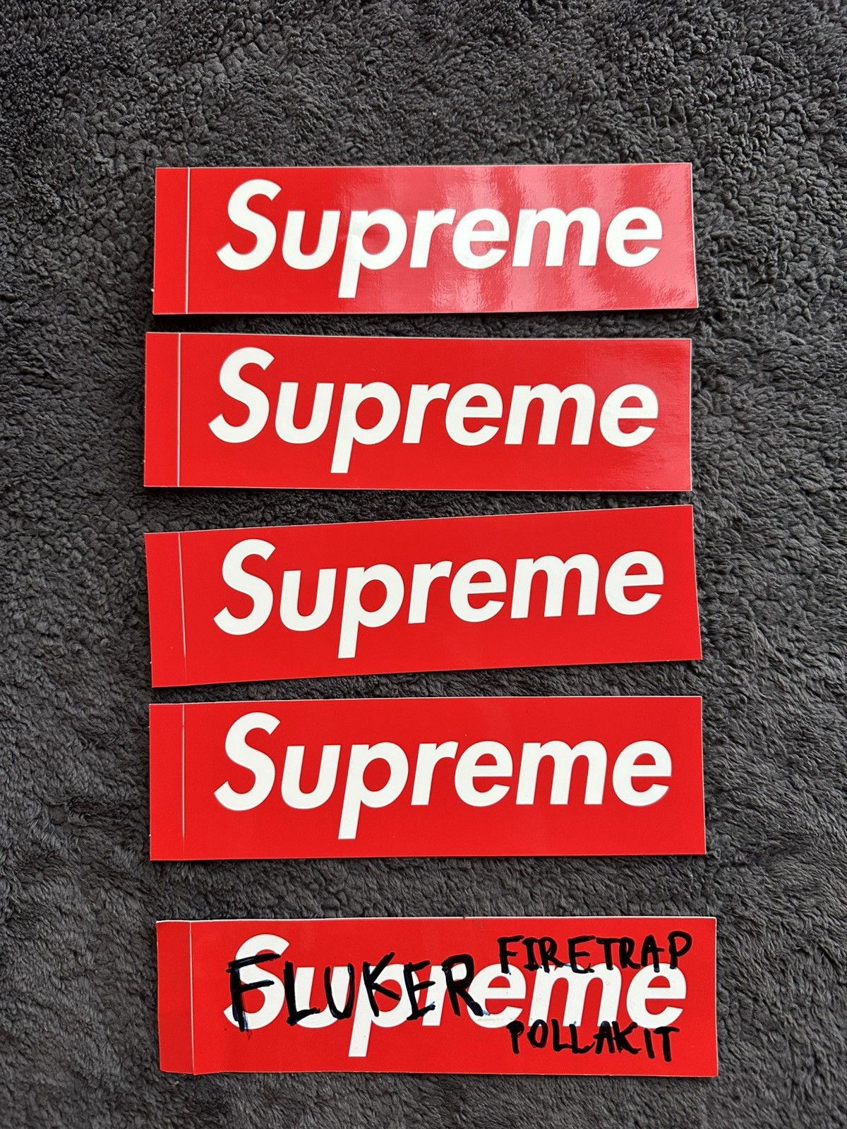 Supreme Supreme box logo sticker set of 4 Size ONE SIZE - 1 Preview