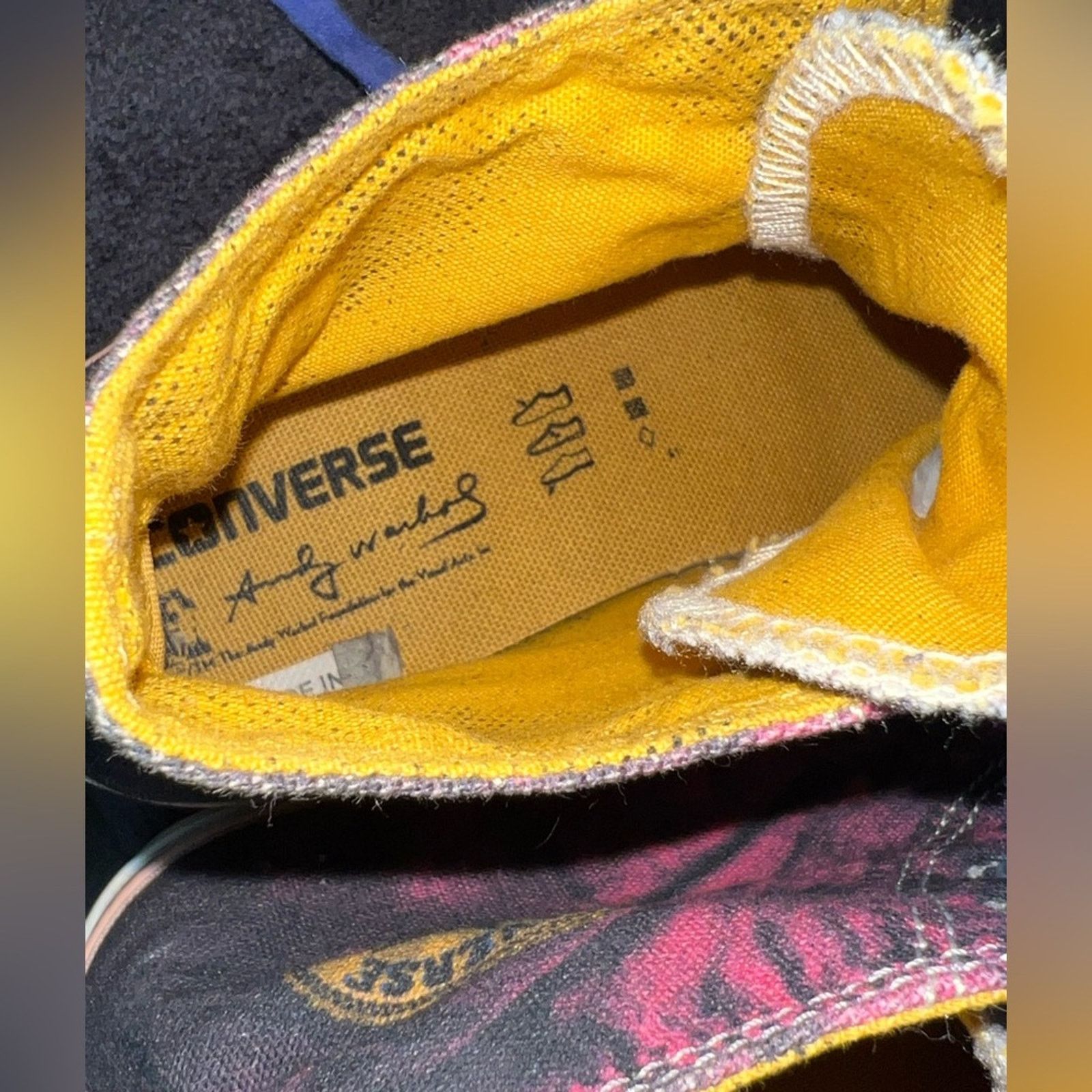 Converse Converse All Star Chuck Taylor Andy Warhol High Shoes RARE Size US 9 / EU 42 - 13 Thumbnail