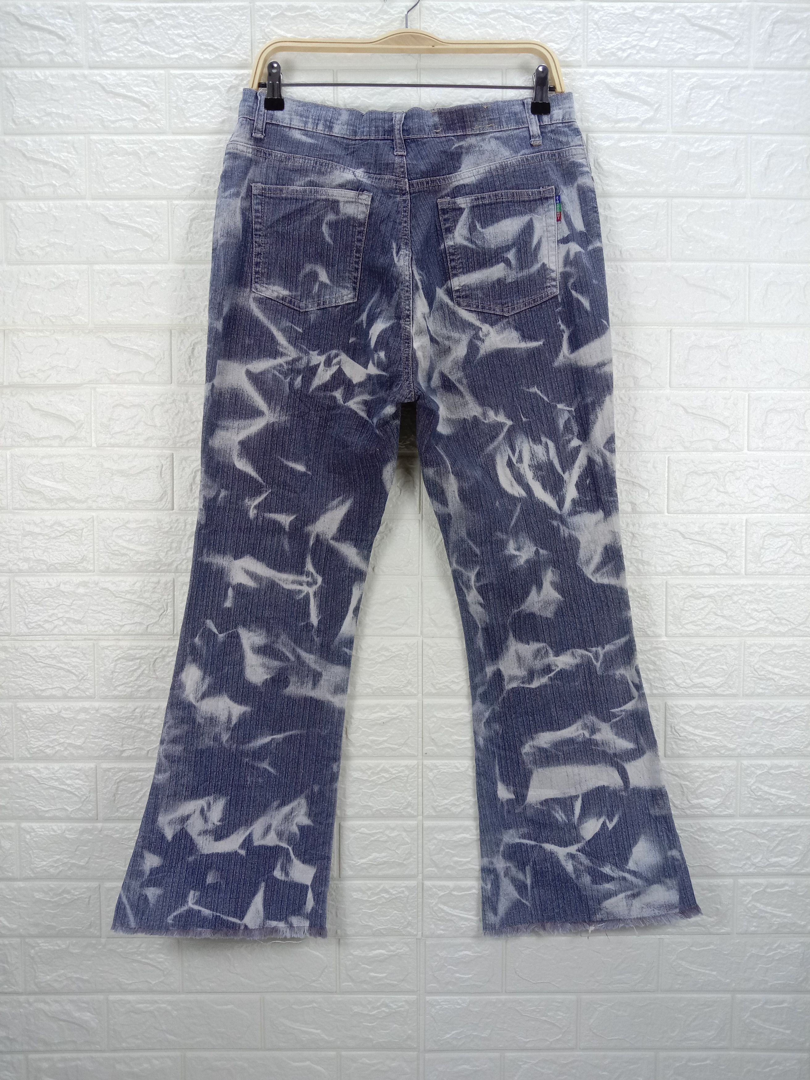 Beauty Beast Flare Jeans Japanese Bleach Bell Bottom Denim Size US 32 / EU 48 - 5 Thumbnail