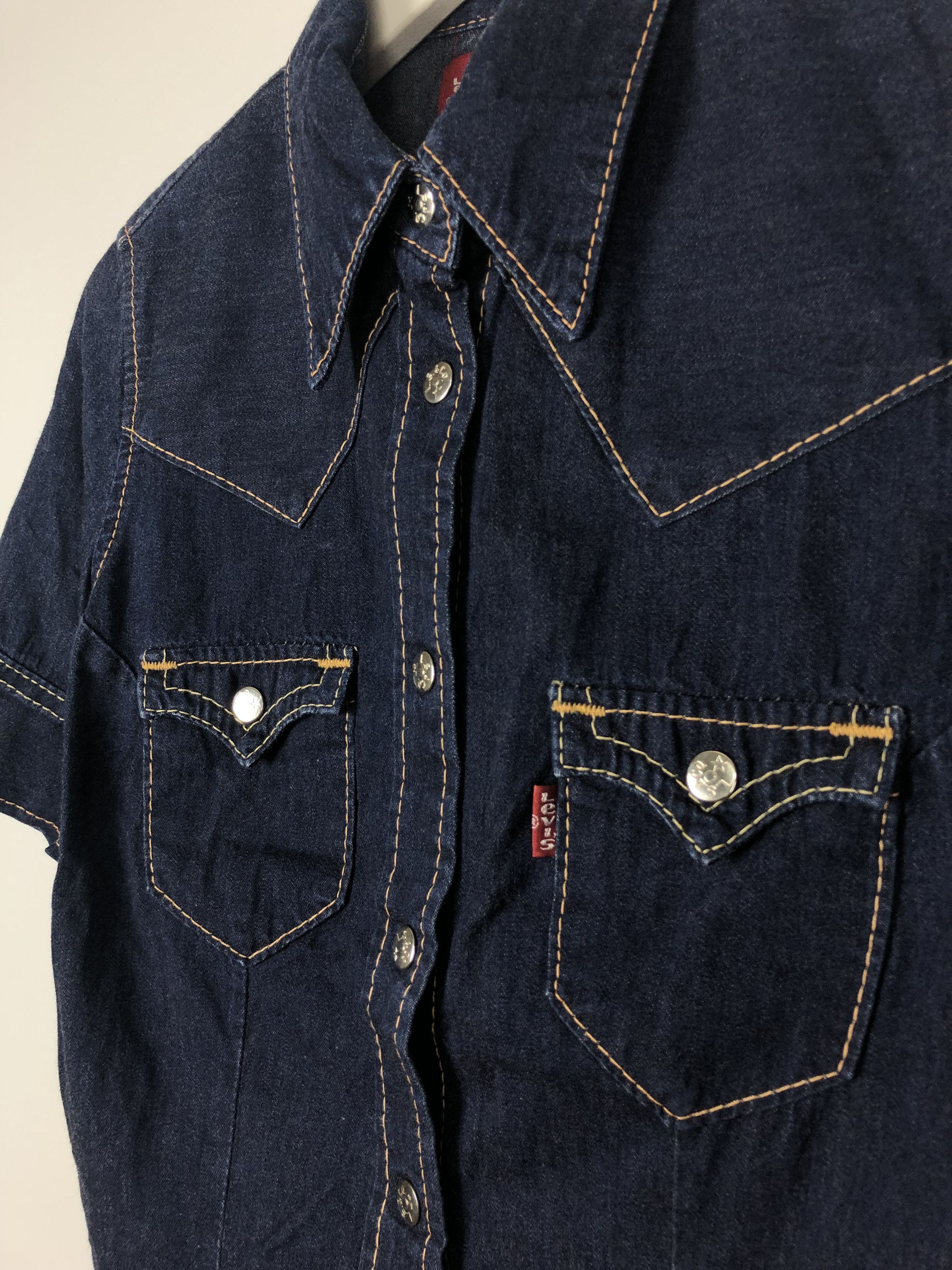 Japanese Brand Levis Type 1 Jeans Denim Shirt Blue size S Size S / US 4 / IT 40 - 4 Thumbnail