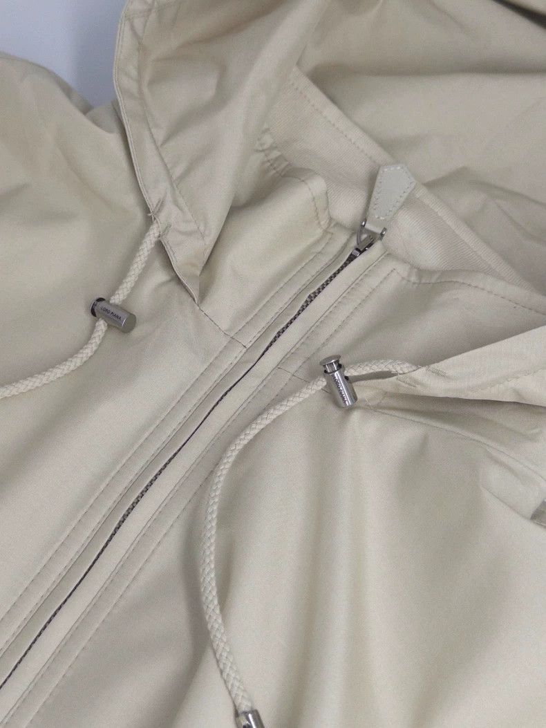 Loro Piana LORO PIANA Men's Harrison hoodie blend of silk technology Size US M / EU 48-50 / 2 - 6 Thumbnail