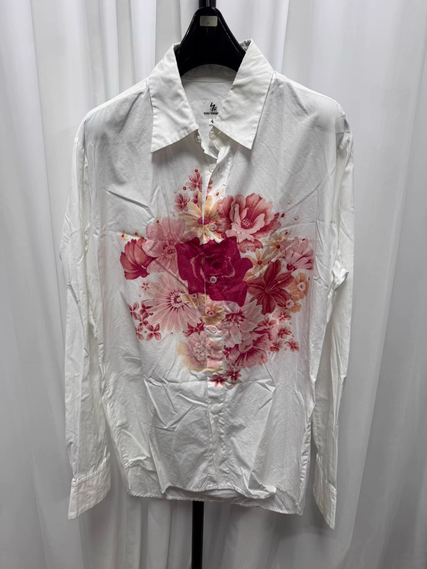 Yohji Yamamoto Yohji Yamamoto 90S Y's for men Floral Shirt K20 Size US XL / EU 56 / 4 - 1 Thumbnail