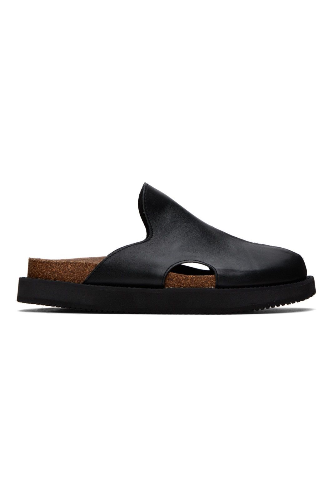 Y's Black Paneled Sandals Size US 9 / EU 42 - 4 Thumbnail