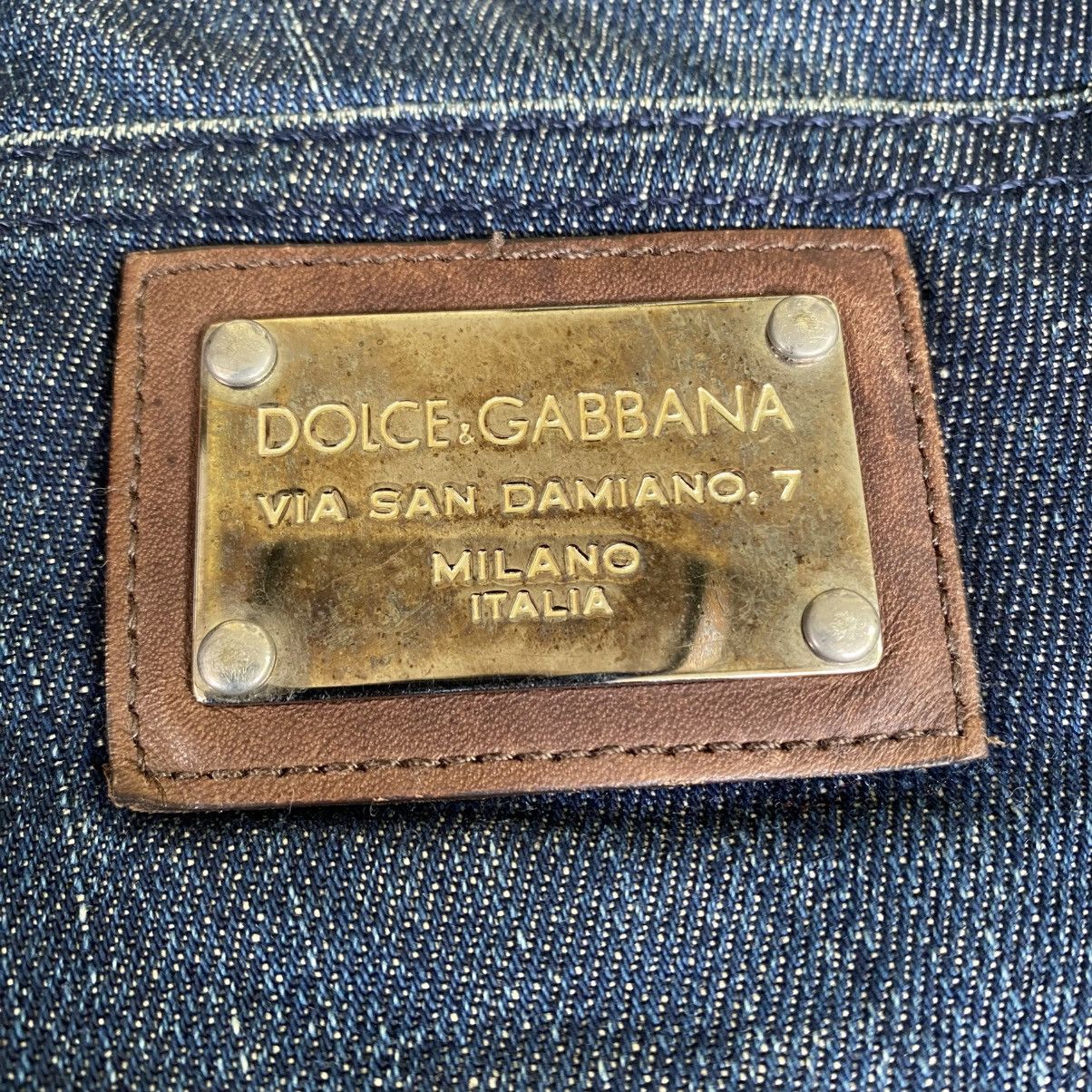 Dolce & Gabbana 2000s Dolce&Gabbana Via San Damiano 7 Denim Pants Size US 26 / EU 42 - 6 Thumbnail
