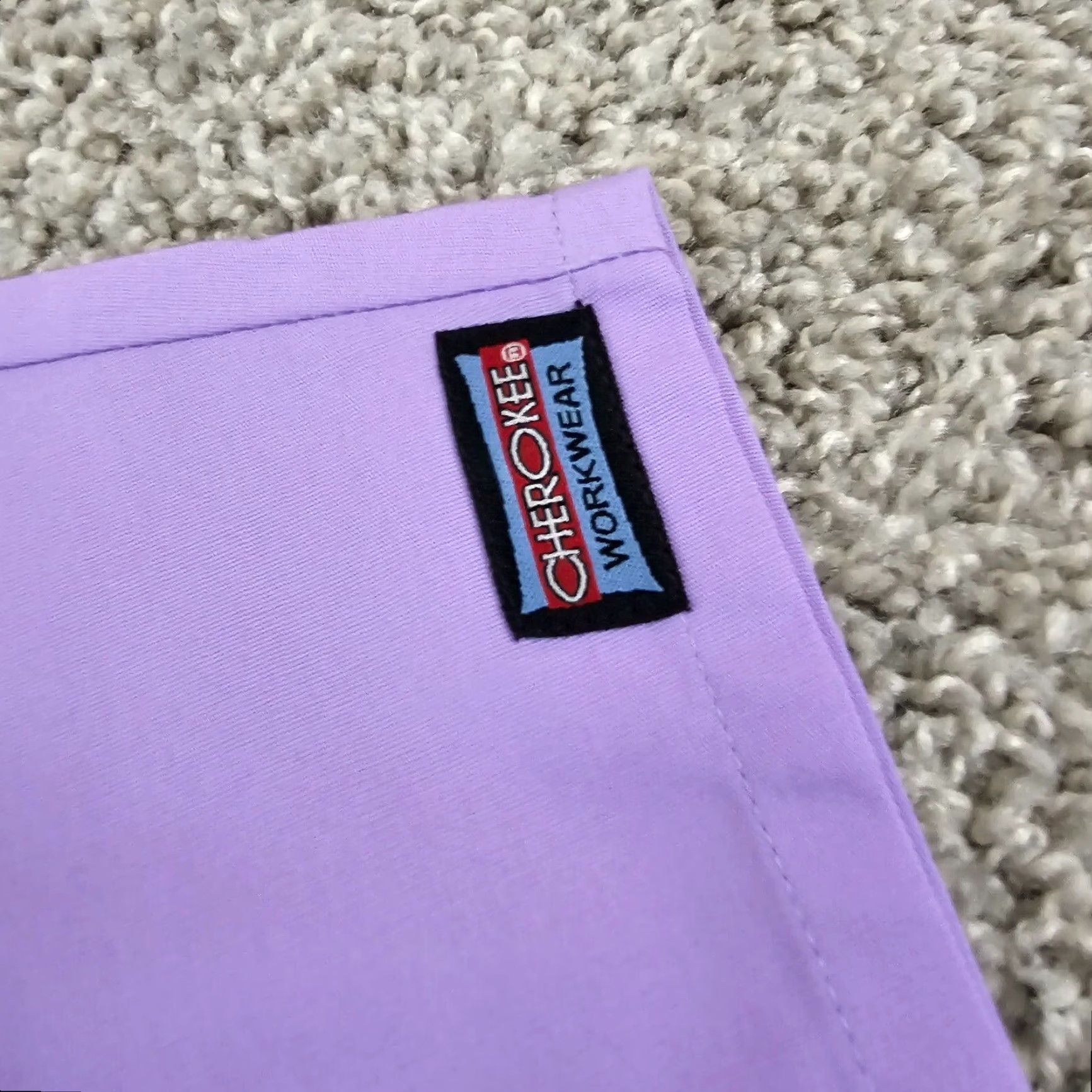 Cherokee VINTAGE Cherokee Women's Scrub Top XS Purple Medical Uniform Nurse Comfort Pockets NWT Size XS / US 0-2 / IT 36-38 - 4 Thumbnail