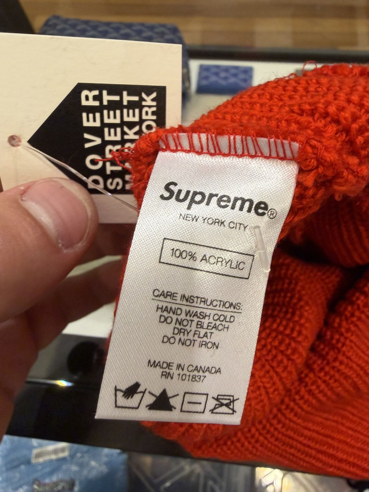Supreme Supreme Gonz Logo Beanie - Red Size ONE SIZE - 3 Thumbnail