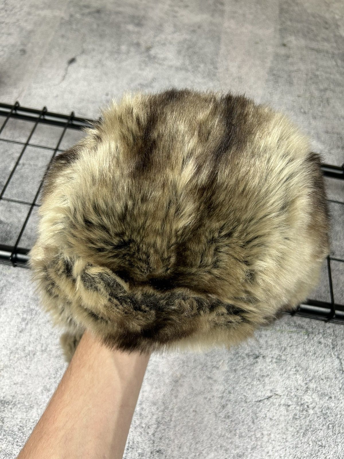 Vintage Ushanka Trapper Hat Furry Mohair Fuzzy Fur Hat Y2K Size ONE SIZE - 9 Thumbnail