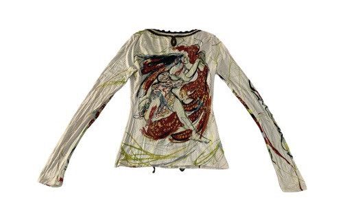 Jean Paul Gaultier Jean Paul Gaultier Femme Pop Art Dancing Girl Stretchable Size S / US 4 / IT 40 - 1 Thumbnail