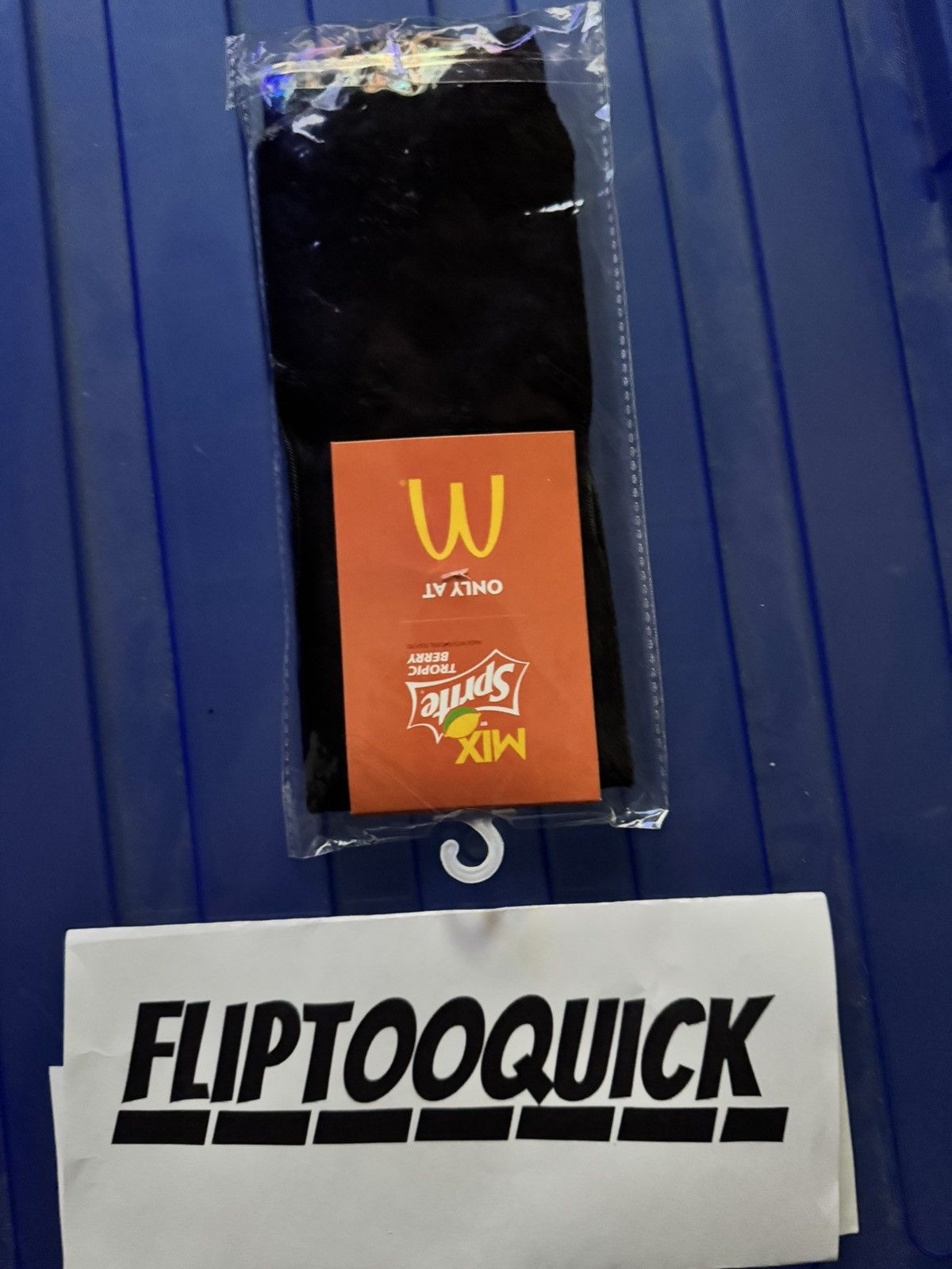 Dope.Boy.Magic Dbm Joe Fresh Goods x Sprite x McDonalds Black Socks Size ONE SIZE - 2 Thumbnail