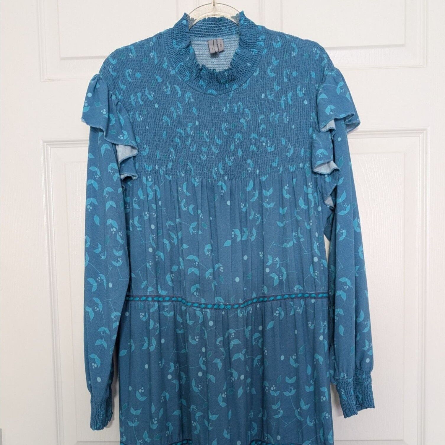 Anthropologie Anthropologie Bl^nk London Laura Tiered Dress Womens Size L Size L / US 10 / IT 46 - 2 Thumbnail