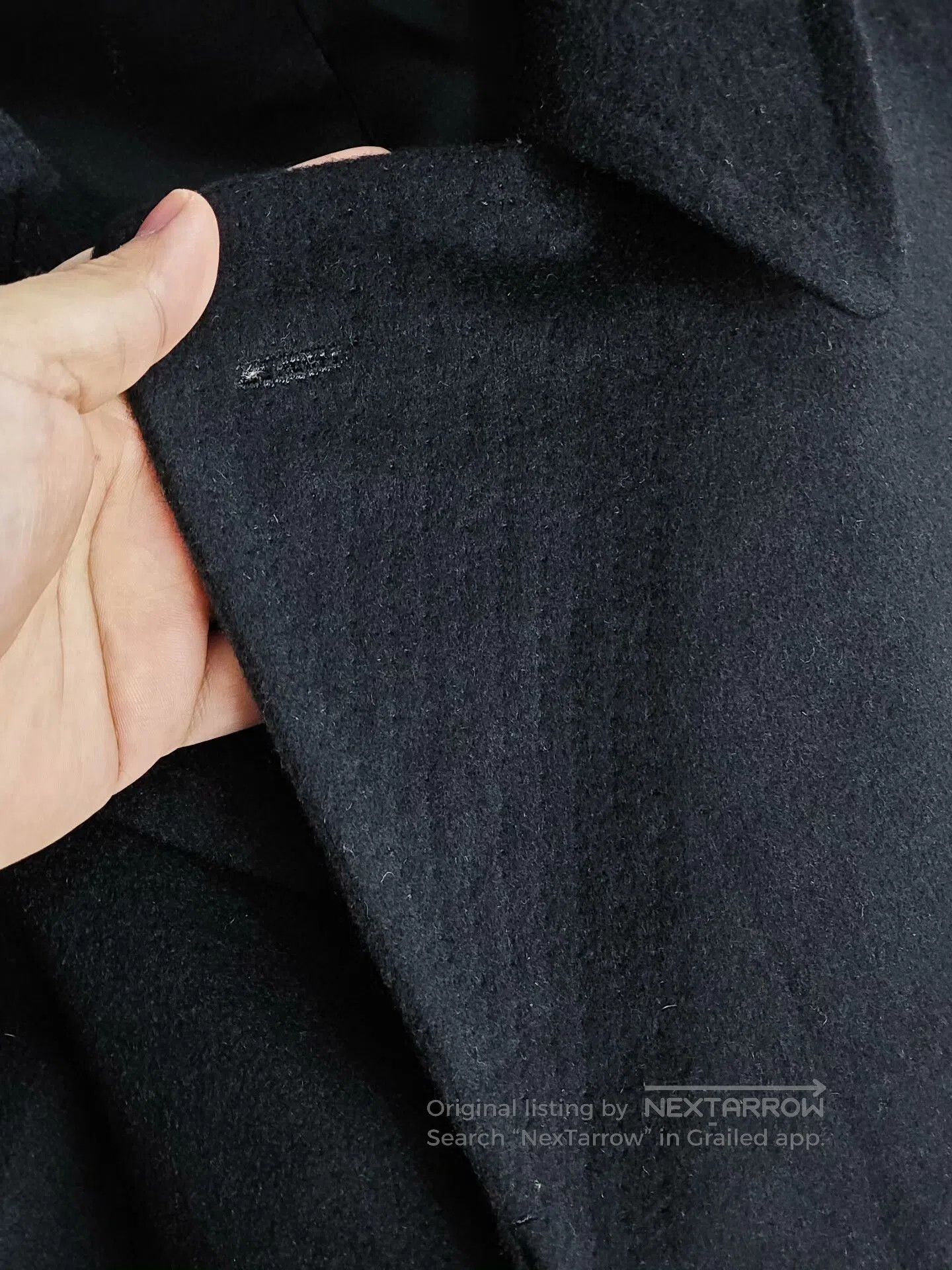 MooRER Custom Wool Blend Coat by Moorbrook. Size US M / EU 48-50 / 2 - 9 Thumbnail