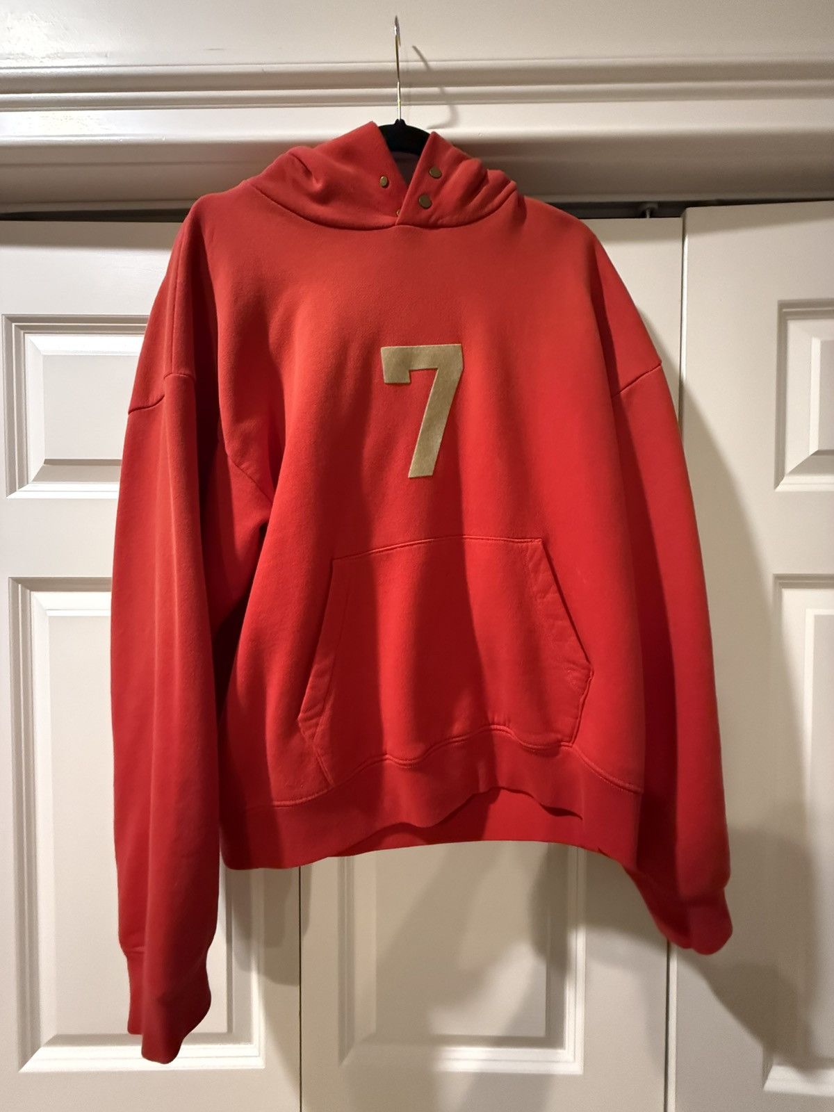 Fear of God 🔥 fear of god 7th collection red hoodie size M Size US M / EU 48-50 / 2 - 2 Thumbnail