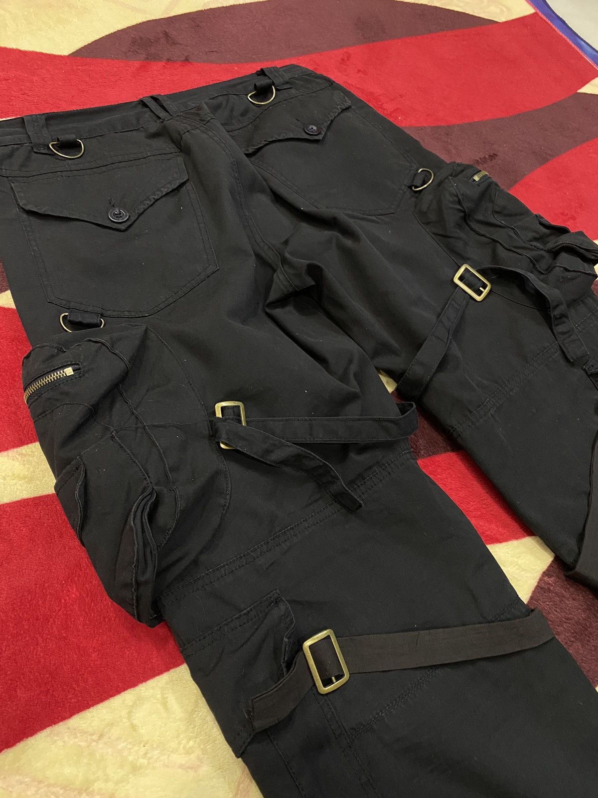 Japanese Brand Tactical Multipocket Bondage Pants (Action Lad Figure Inc) Size US 34 / EU 50 - 8 Thumbnail