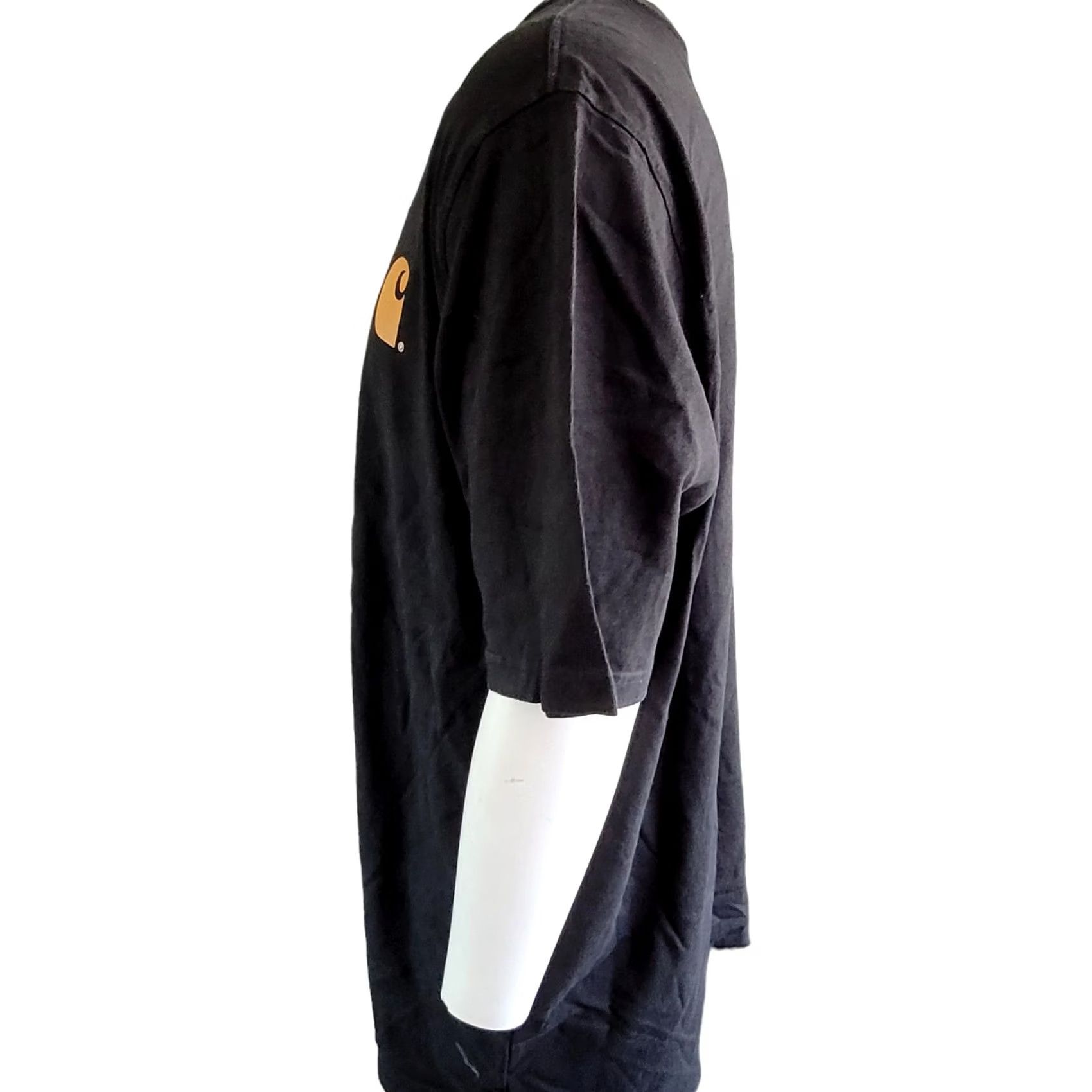 Carhartt VINTAGE Carhartt T-Shirt 2XL Black Logo Short Sleeve Men’s Charcoal Black Logo T-Shirt | Short Sleeve Cotton Tee Size US XXL / EU 58 / 5 - 3 Thumbnail
