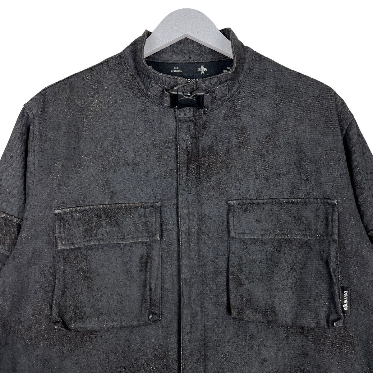 Japanese Brand 🔥 LGB BERNING SHO ABSTRACT DENIM JACKET Size US L / EU 52-54 / 3 - 3 Thumbnail