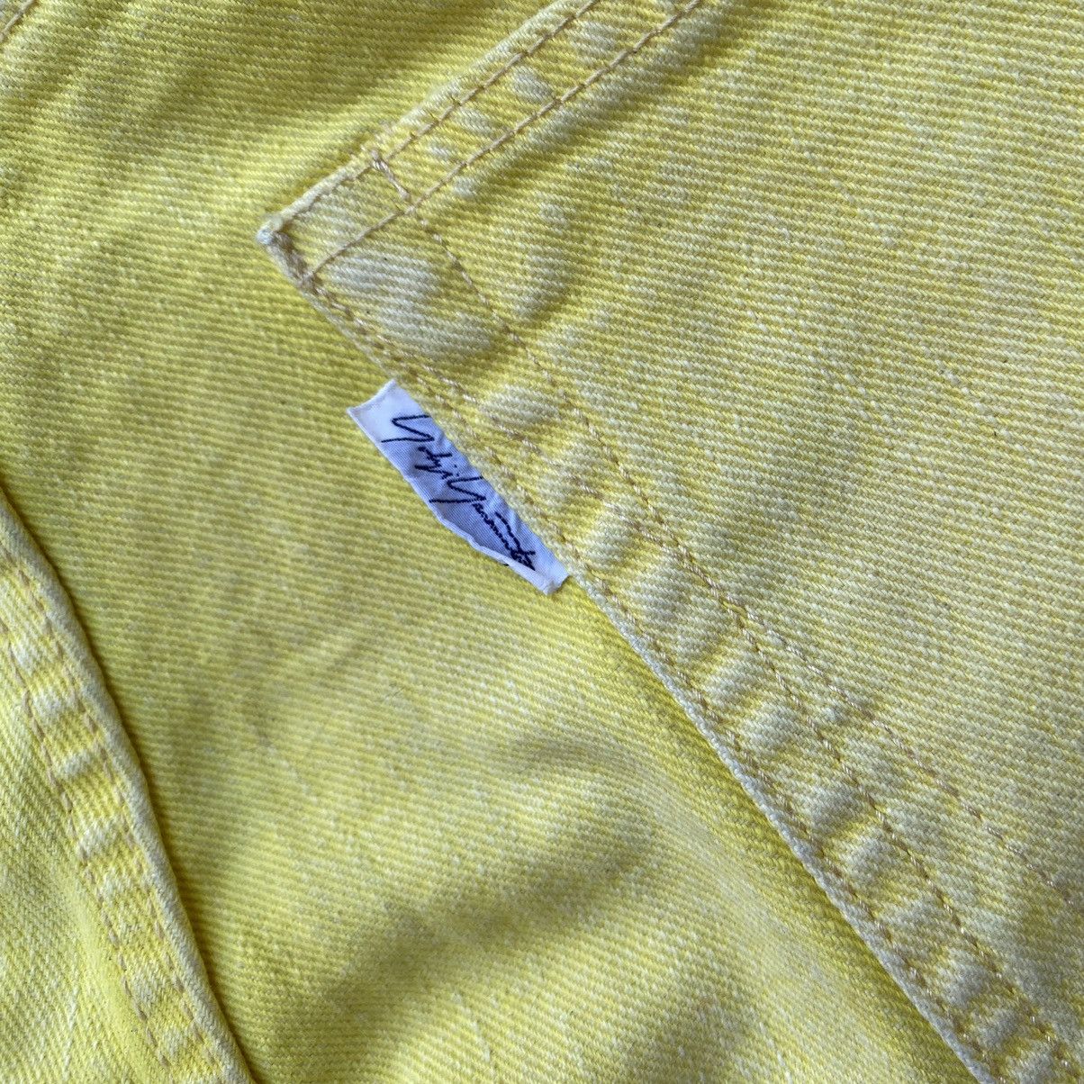 Yohji Yamamoto SS02 Runway Yellow Wash Jeans Size US 32 / EU 48 - 10 Thumbnail