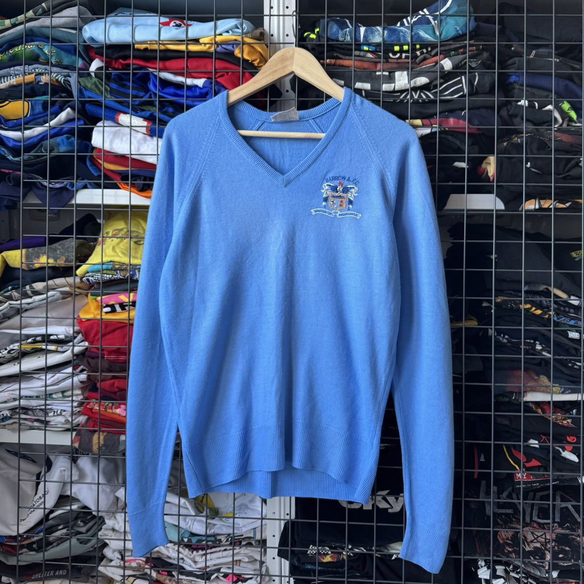 Vintage Vintage 1980s Courtaulds Courtelle Barrow Football Sweater Size US L / EU 52-54 / 3 - 1 Thumbnail