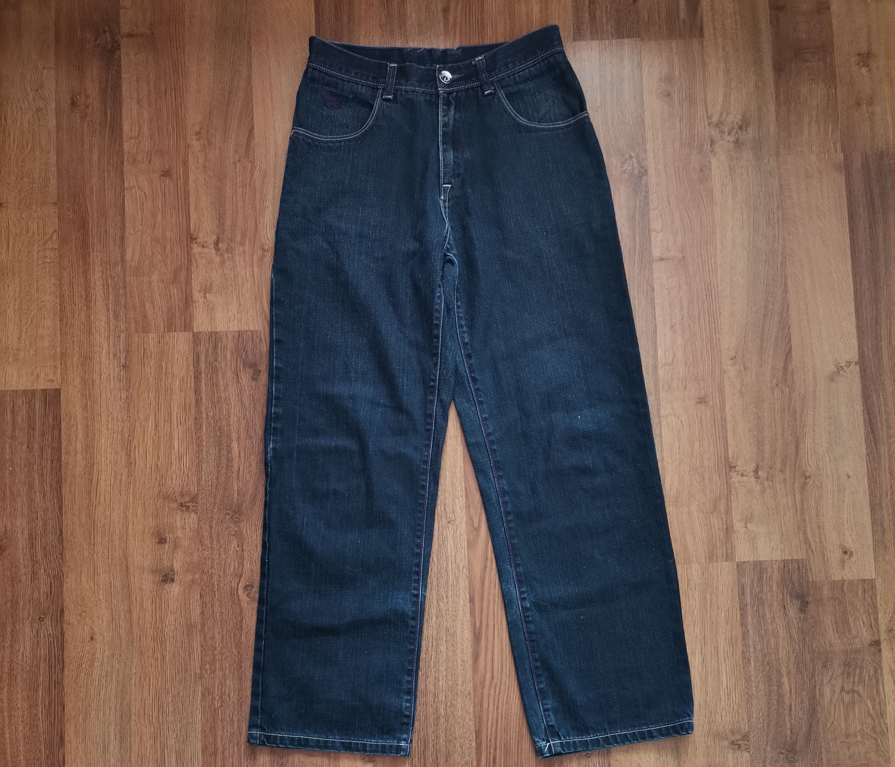 JNCO Rulerz Embroidered Jeans Size US 28 / EU 44 - 3 Thumbnail