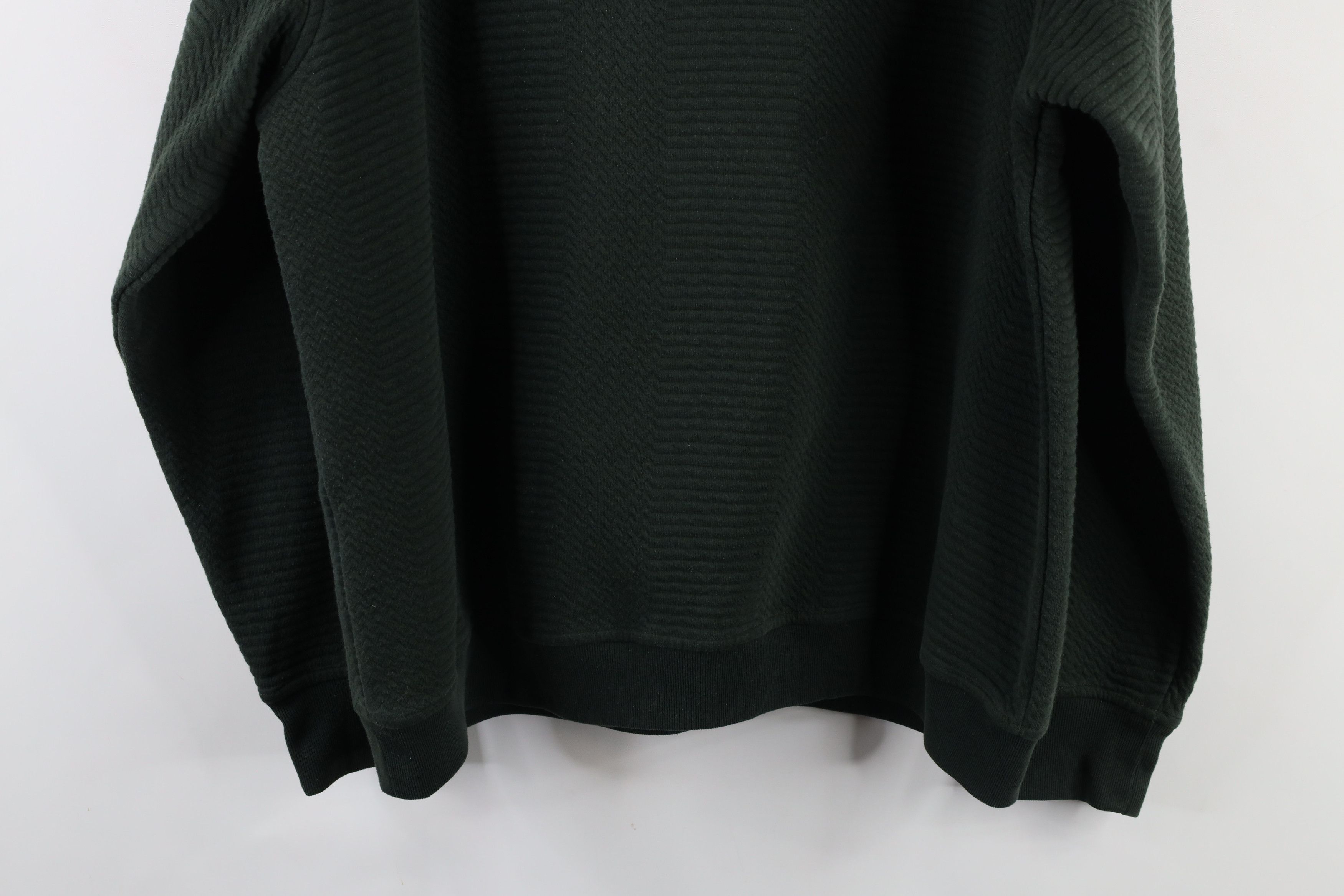 Vintage Vintage 90s Streetwear Pullover Long Sleeve Polo Green Size US L / EU 52-54 / 3 - 12 Thumbnail