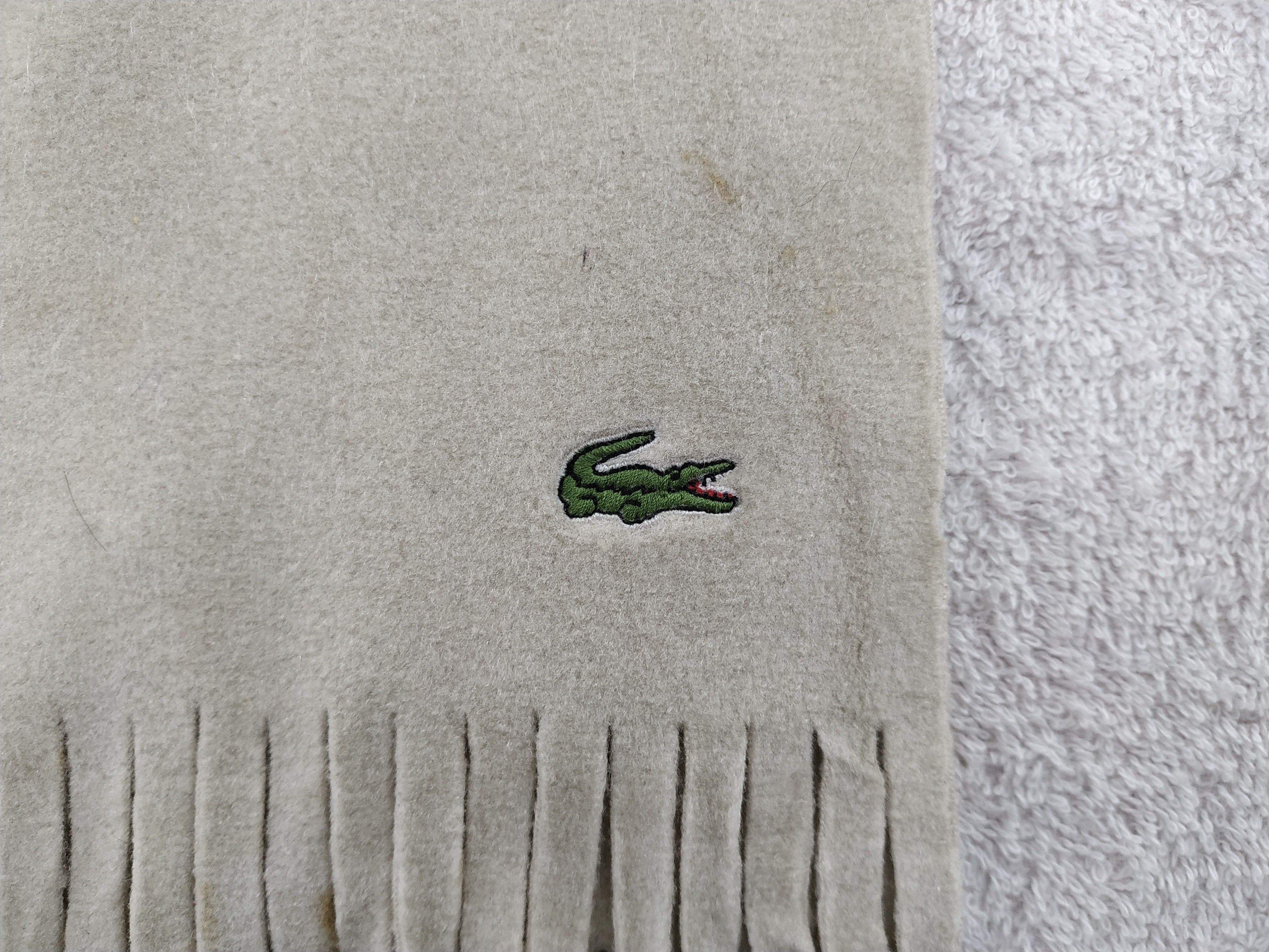 Lacoste Vintage Lacoste Scarf/Muffler/Neckwear MF195 Size ONE SIZE - 4 Thumbnail