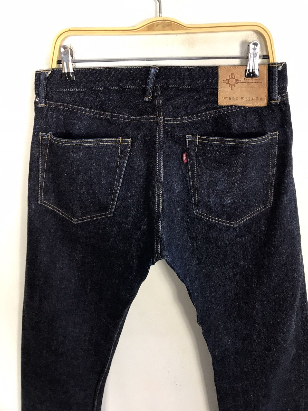 Two Moon RARE Two Moon Buttonfly Selvedge Dark Indigo Jeans Size US 32 / EU 48 - 4 Thumbnail